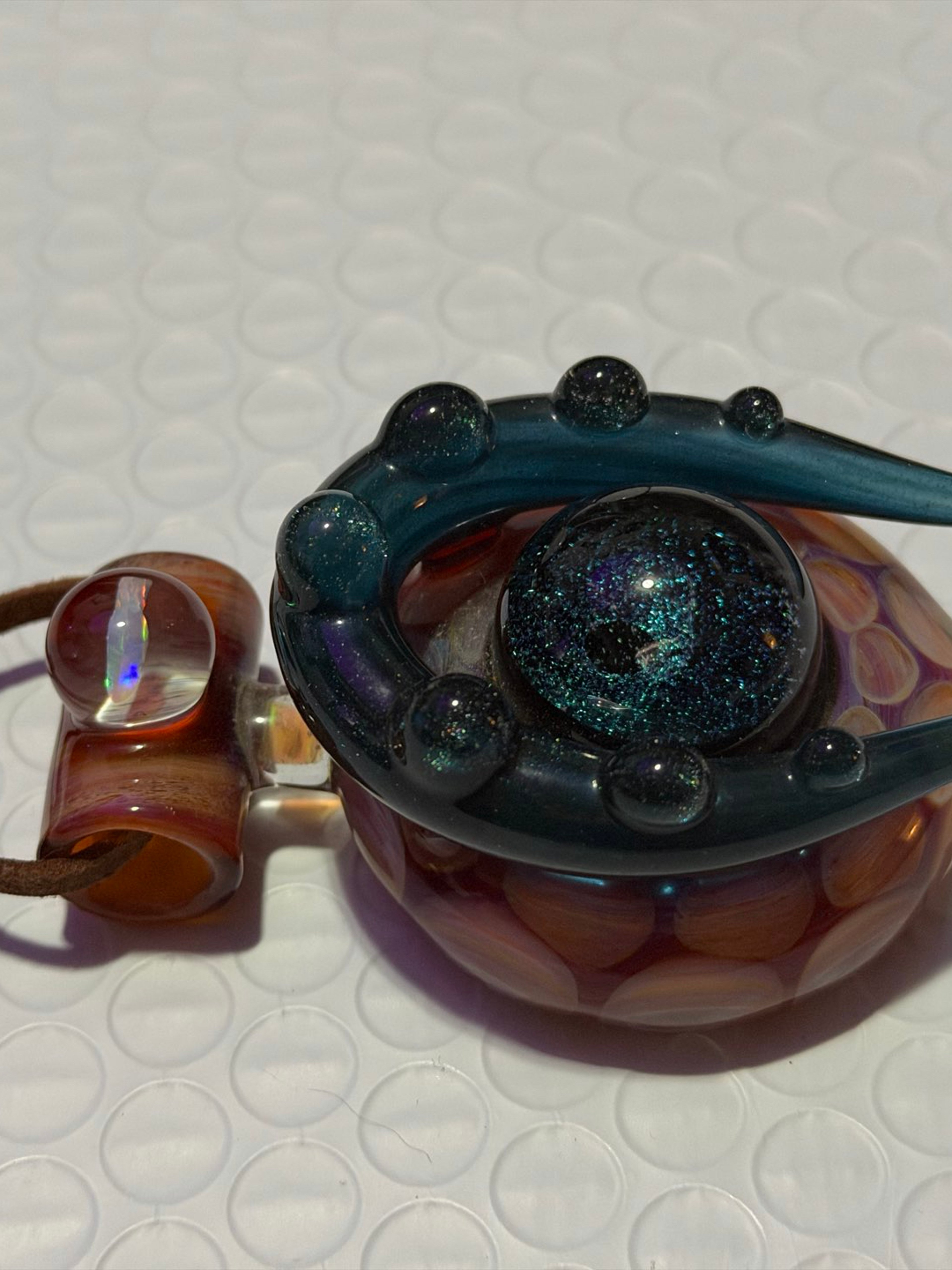 Filla 2018 Signed Sculpted Galaxy Pendant image 0