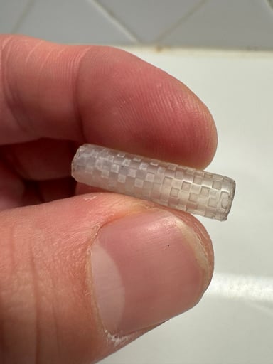 Preview pic of Hollow textured quartz pillar little rough but good function !