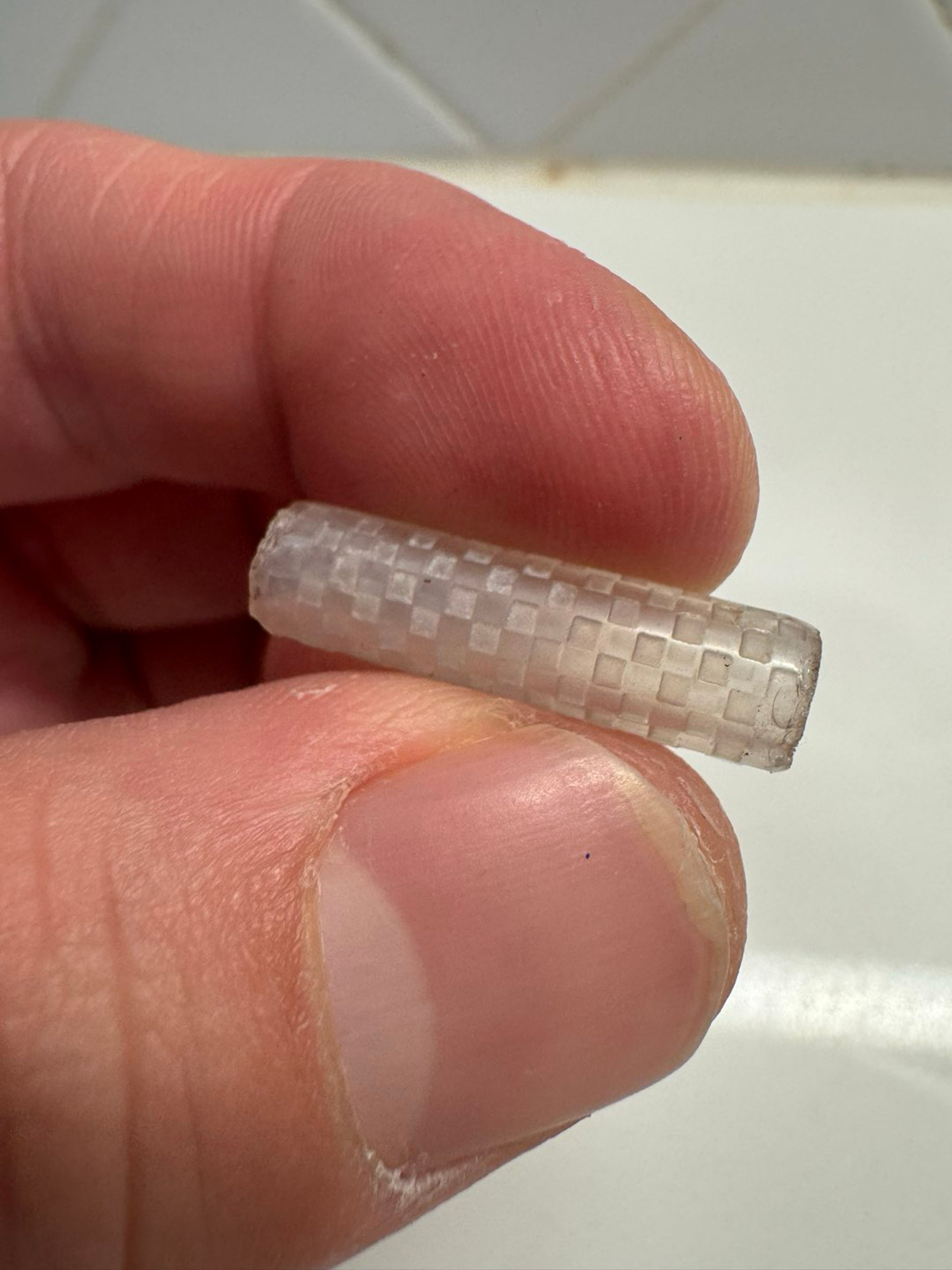 Hollow textured quartz pillar little rough but good function ! image 0