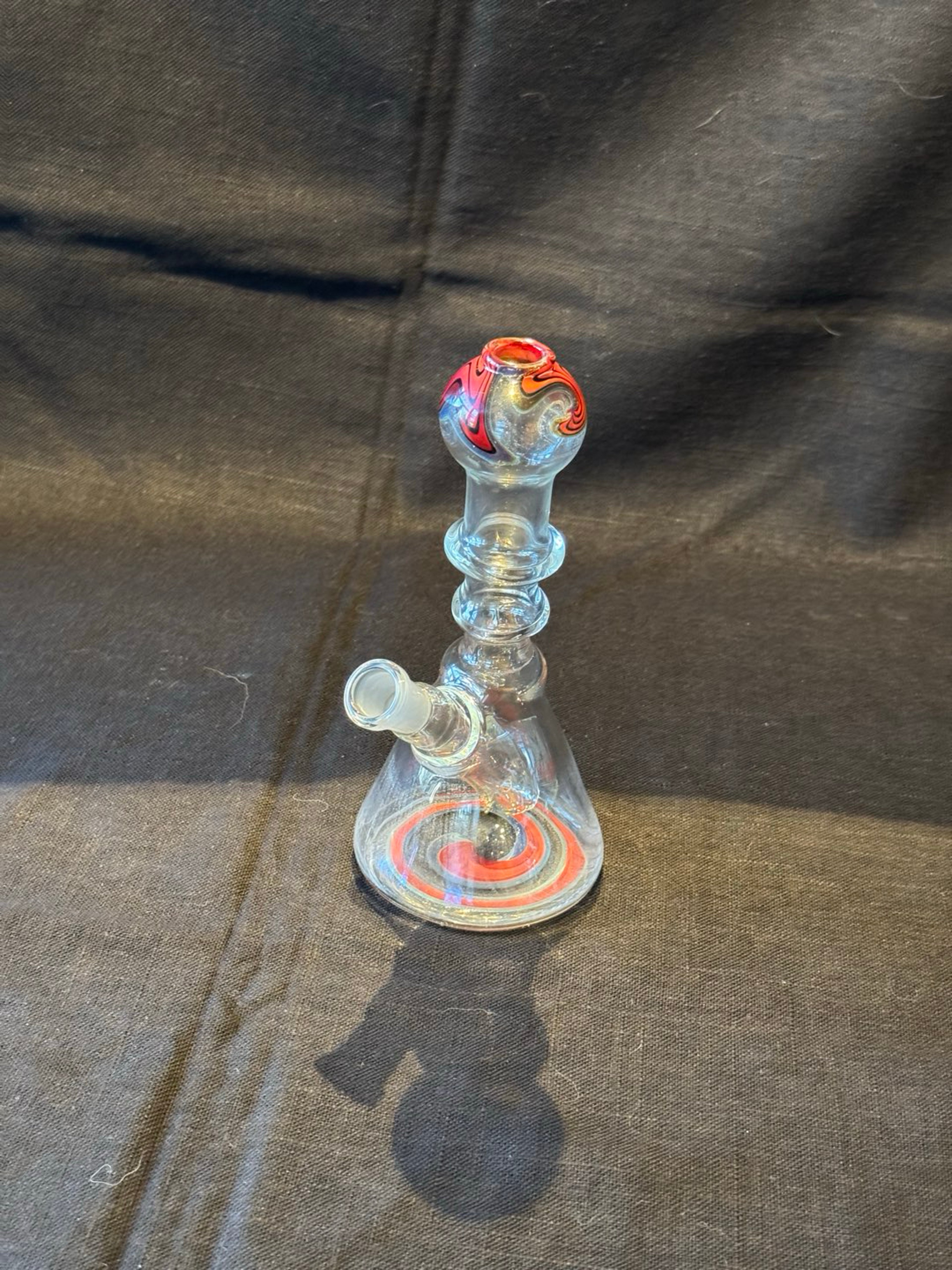 Preview pic of 8 inch dab rig, unknown manufacturer with bloom