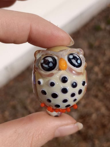 Preview pic of Disco-eyed Owl Pendy