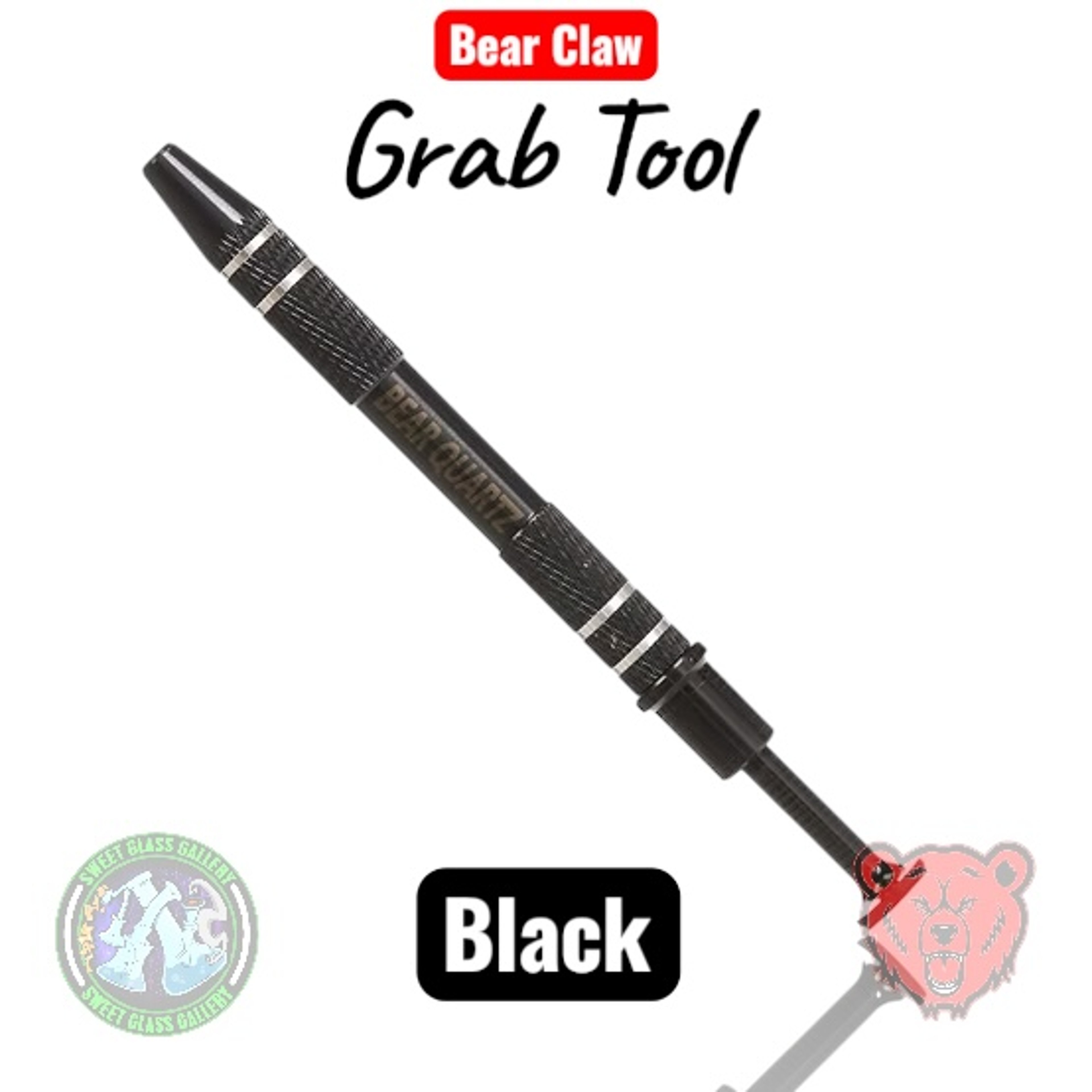 Preview pic of Bear Quartz - Terp Pearl Grab Tool - Black