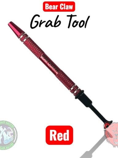 Preview pic of Bear Quartz - Terp Pearl Grab Tool - Red
