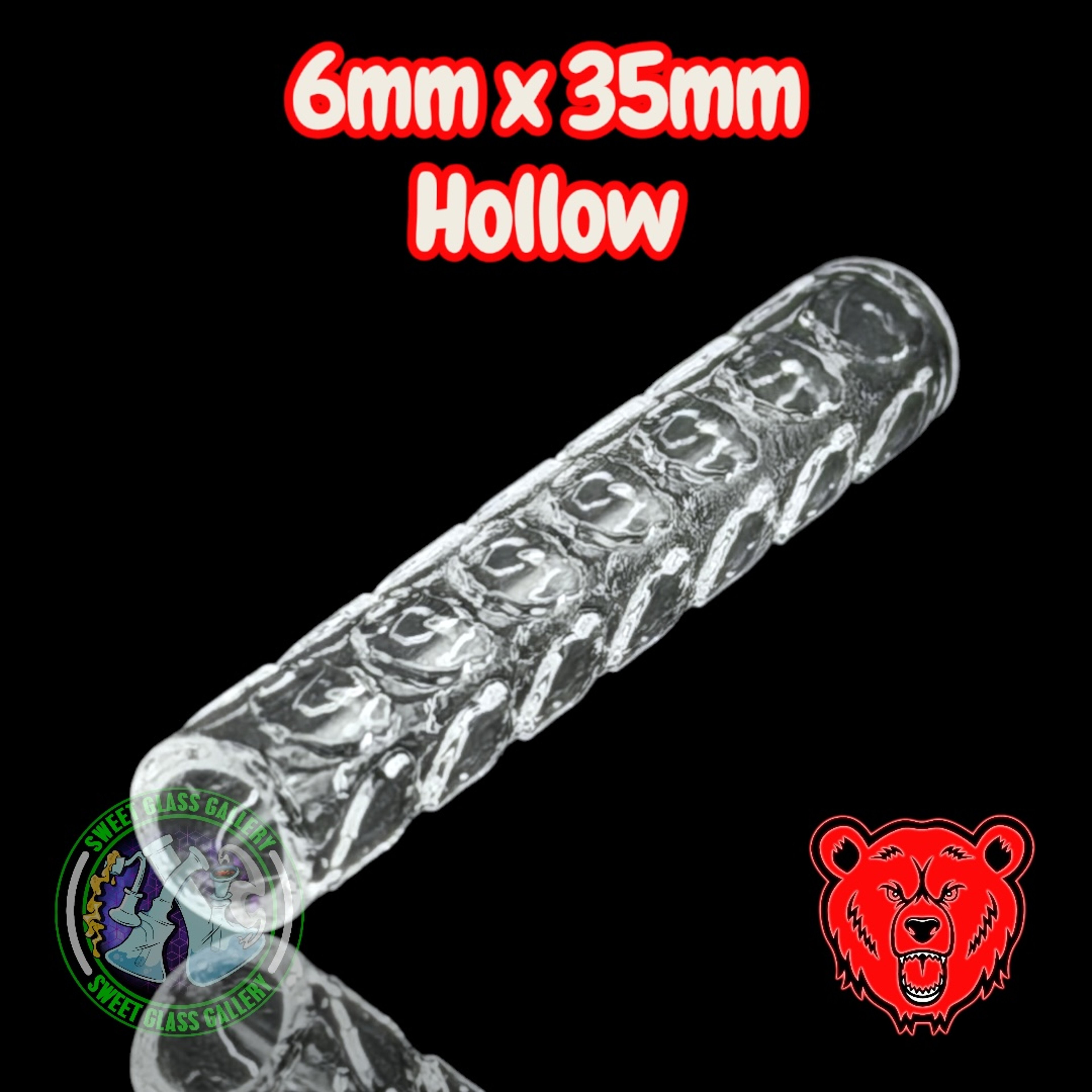 Bear Quartz - Pillar #4 - 6mm x 35mm image 0