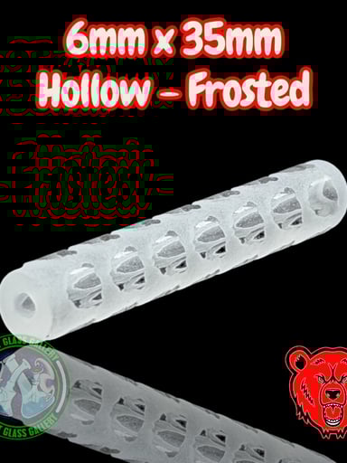 Preview pic of Bear Quartz - Pillar #5 - 6mm x 35mm Frosted