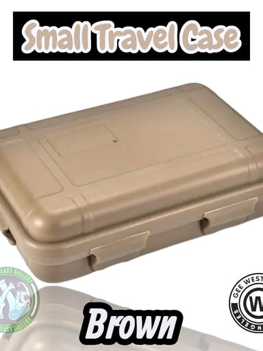 Preview pic of GeeWest - Small Travel Case - Brown