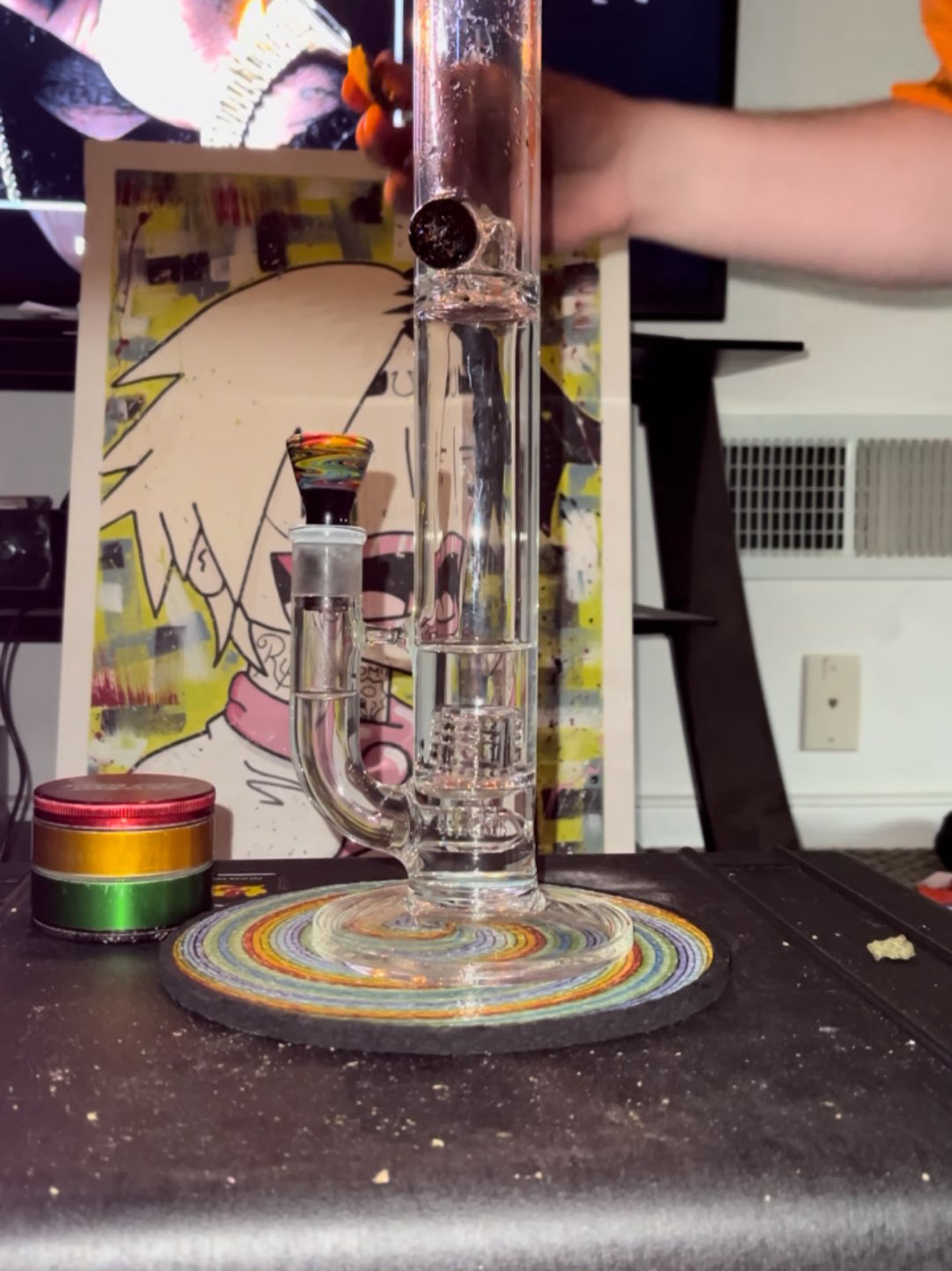 Preview pic of Greek Glass / Bio.t 180 grid cap w spash guard