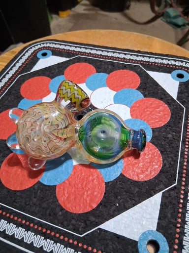 Preview pic of Disc pipe colab with voyager glass