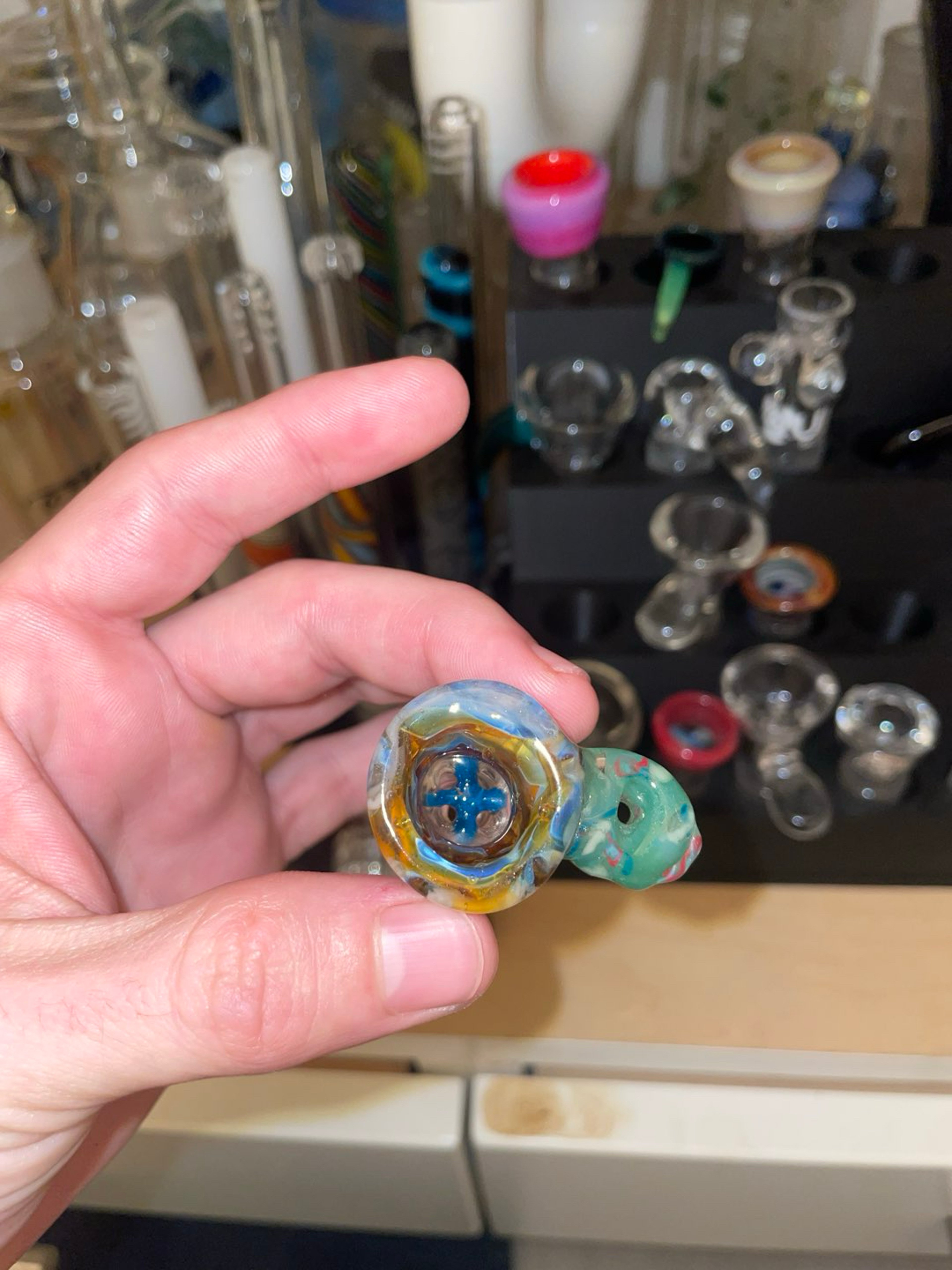 Preview pic of Abstract 4 hole 14mm blow/slide