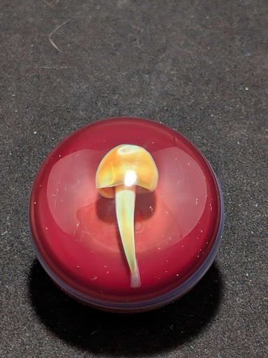 Preview pic of 1 3/8" mushroom marble with implosion
