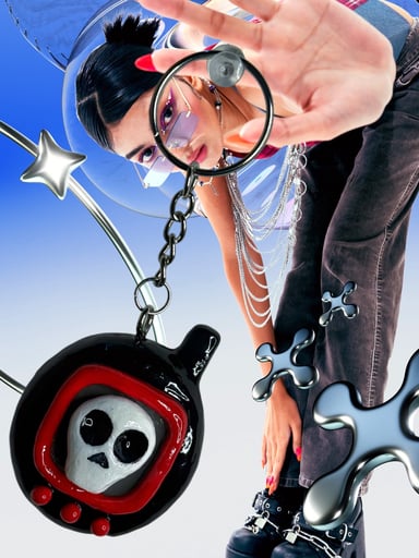 Preview pic of Custom Tamagochi Keychain