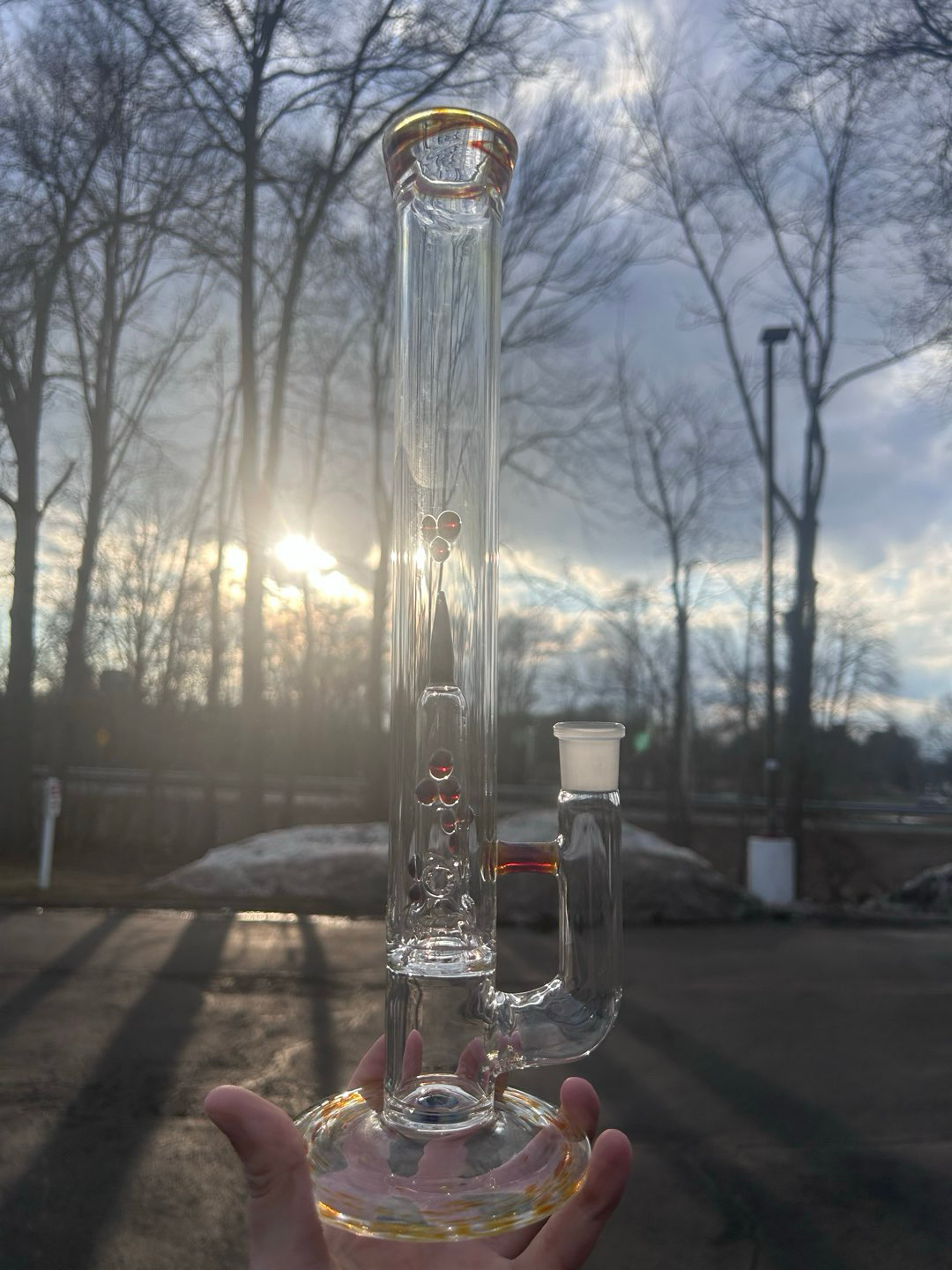 Papa P Amber Purple 18mm Tube image 0