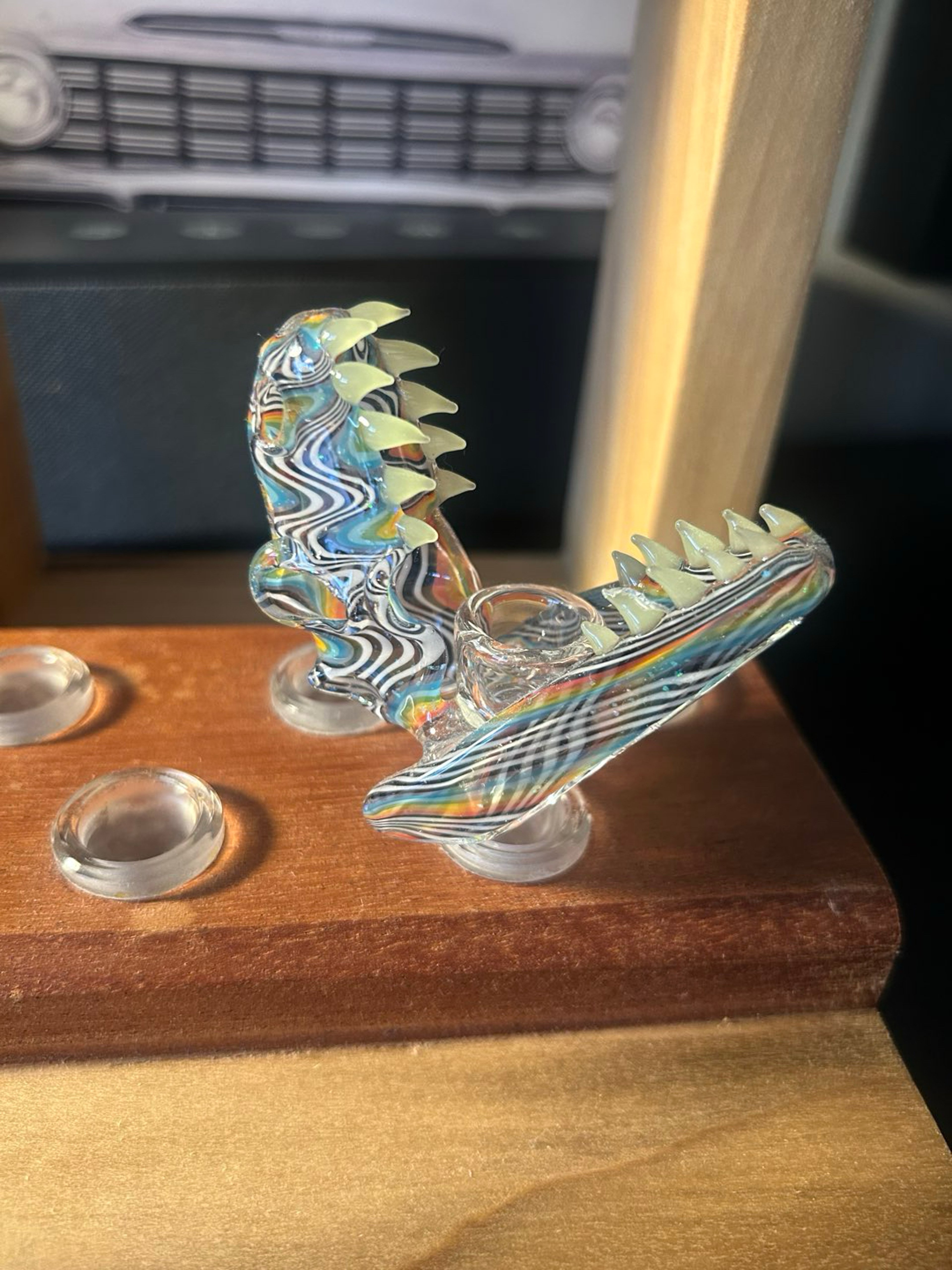 Preview pic of Worked Dino Skull Bowl