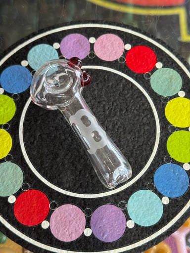 Preview pic of Hare On Fire Glass Red Sox Spoon