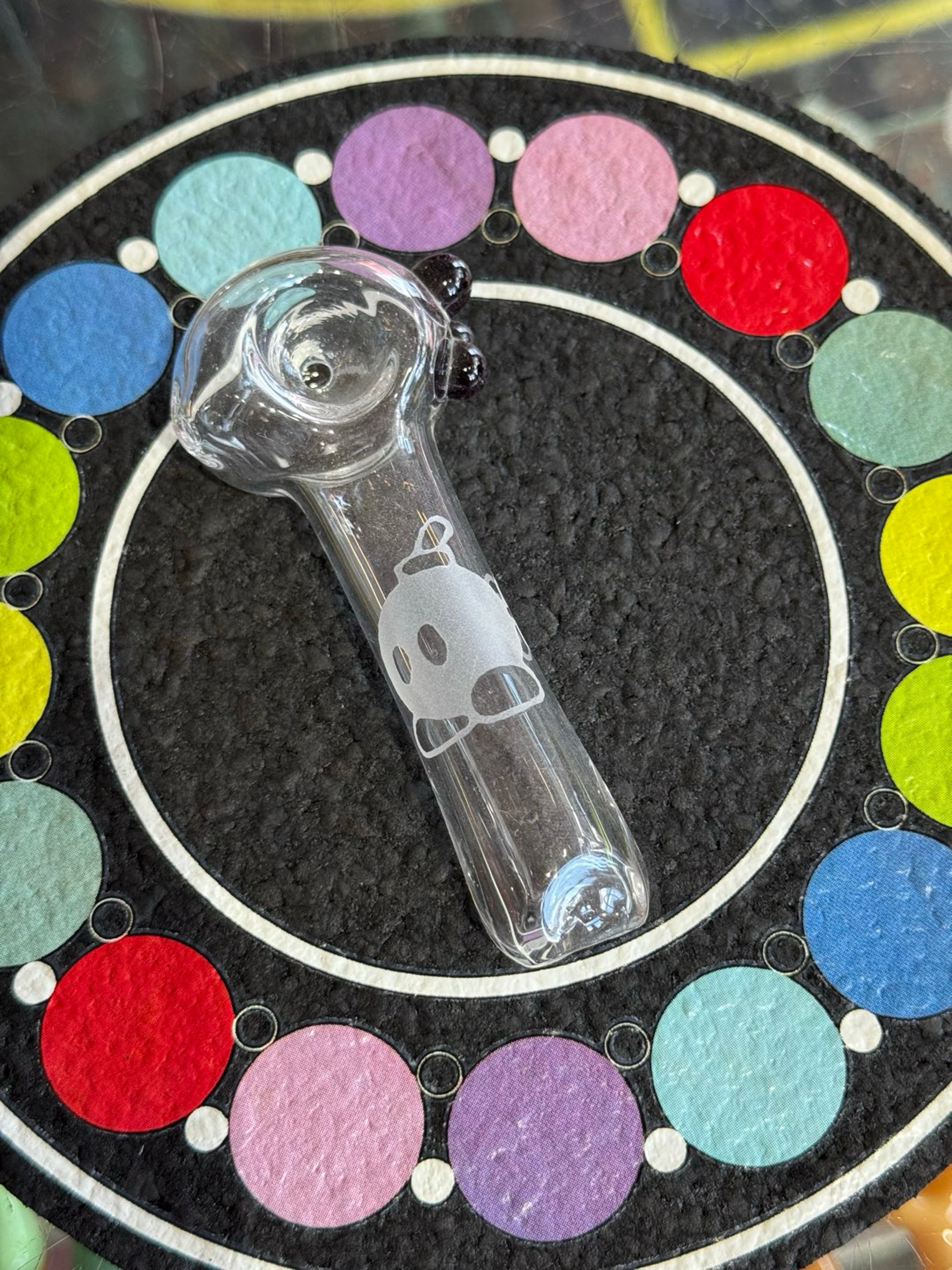 Hare On Fire Glass Mario Bomb Spoon image 0