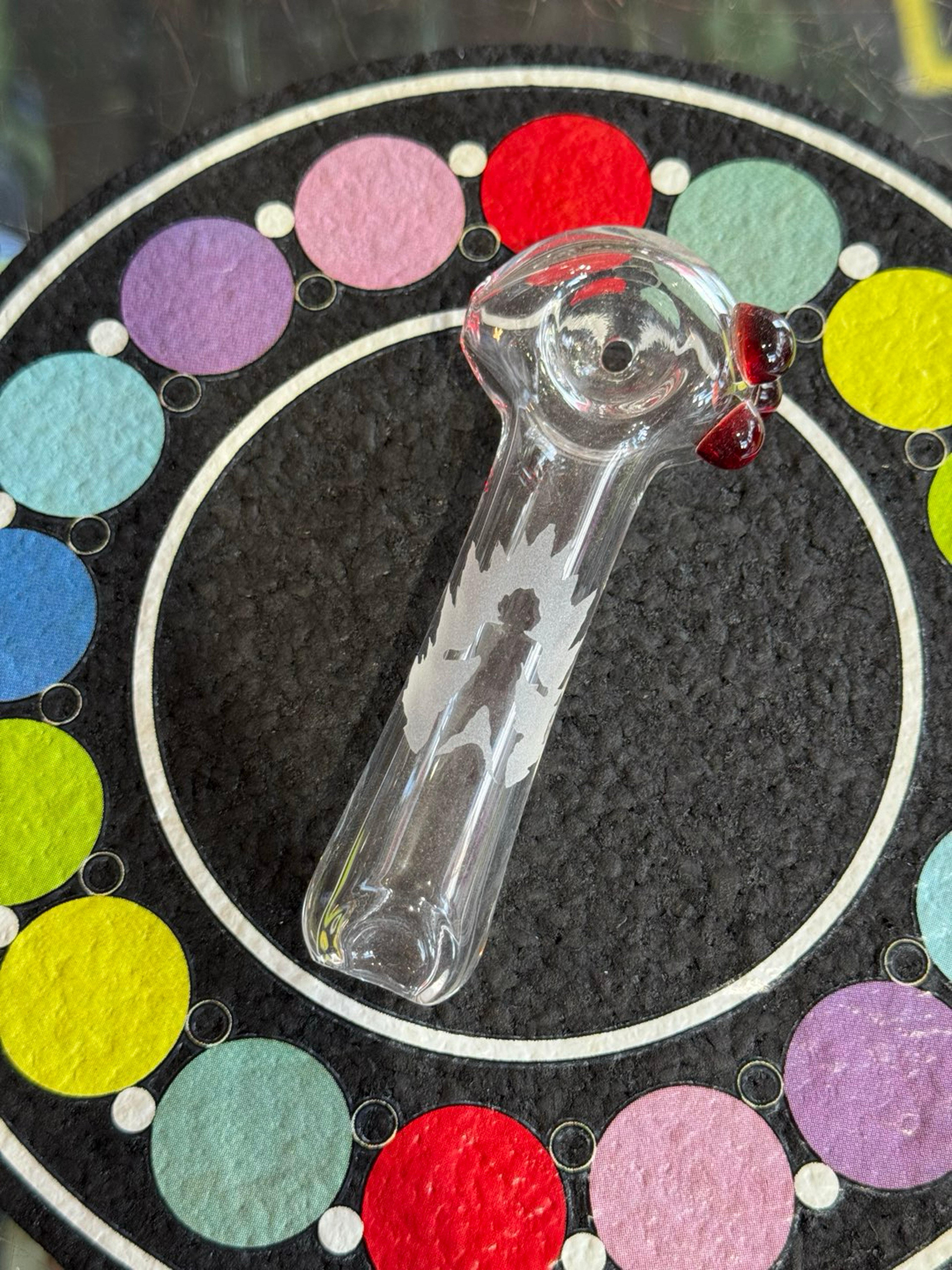 Hare On Fire Glass Dragon Ball Z Spoon image 0