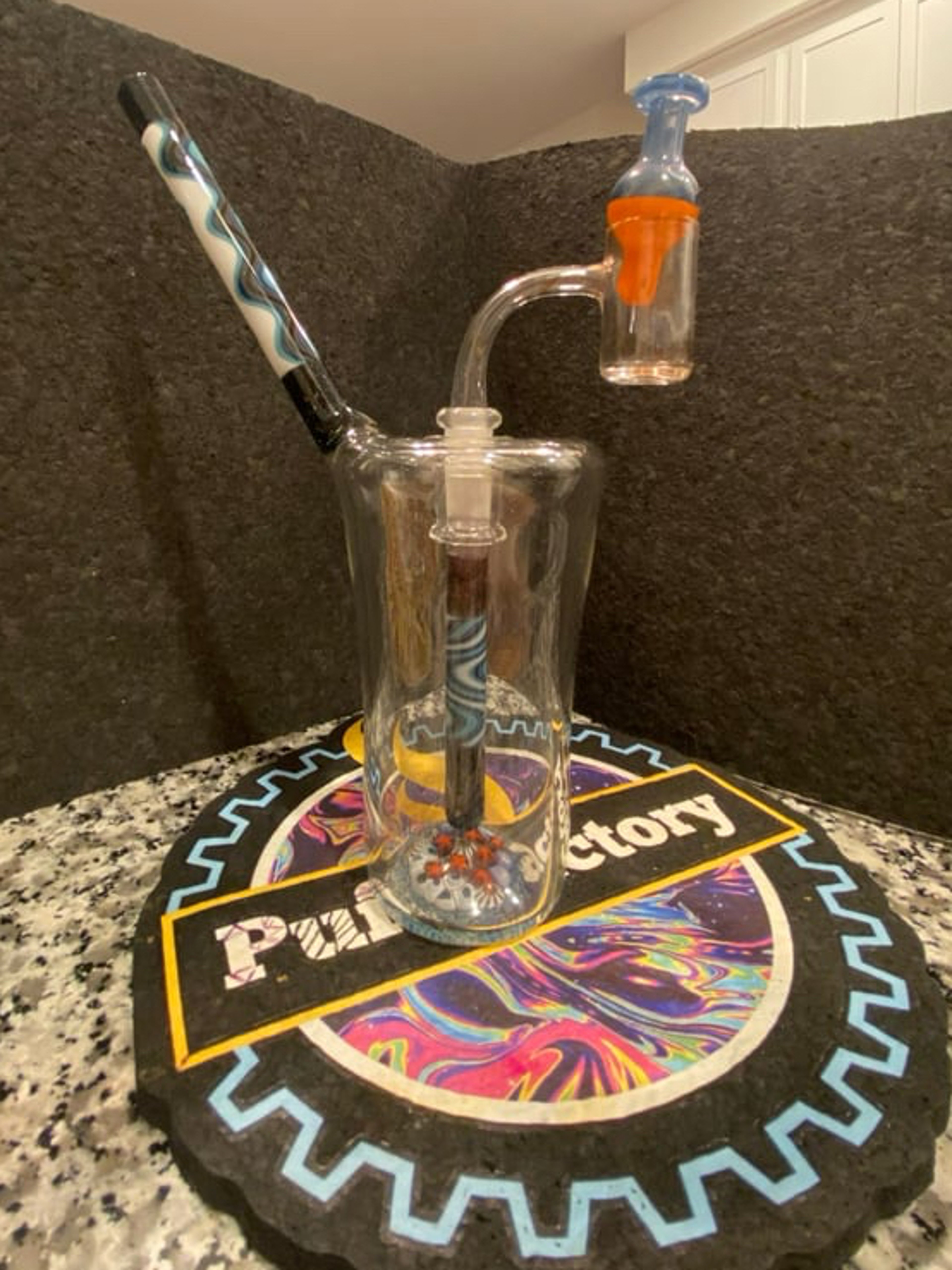 Custom made reef themed “Slop cup” inspired with wigwag and crush opal all through out!!! image 0