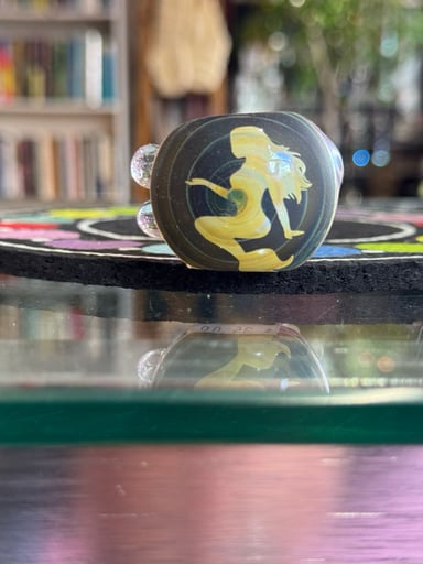 Preview pic of Hare On Fire Glass Mermaid Cap Spoon