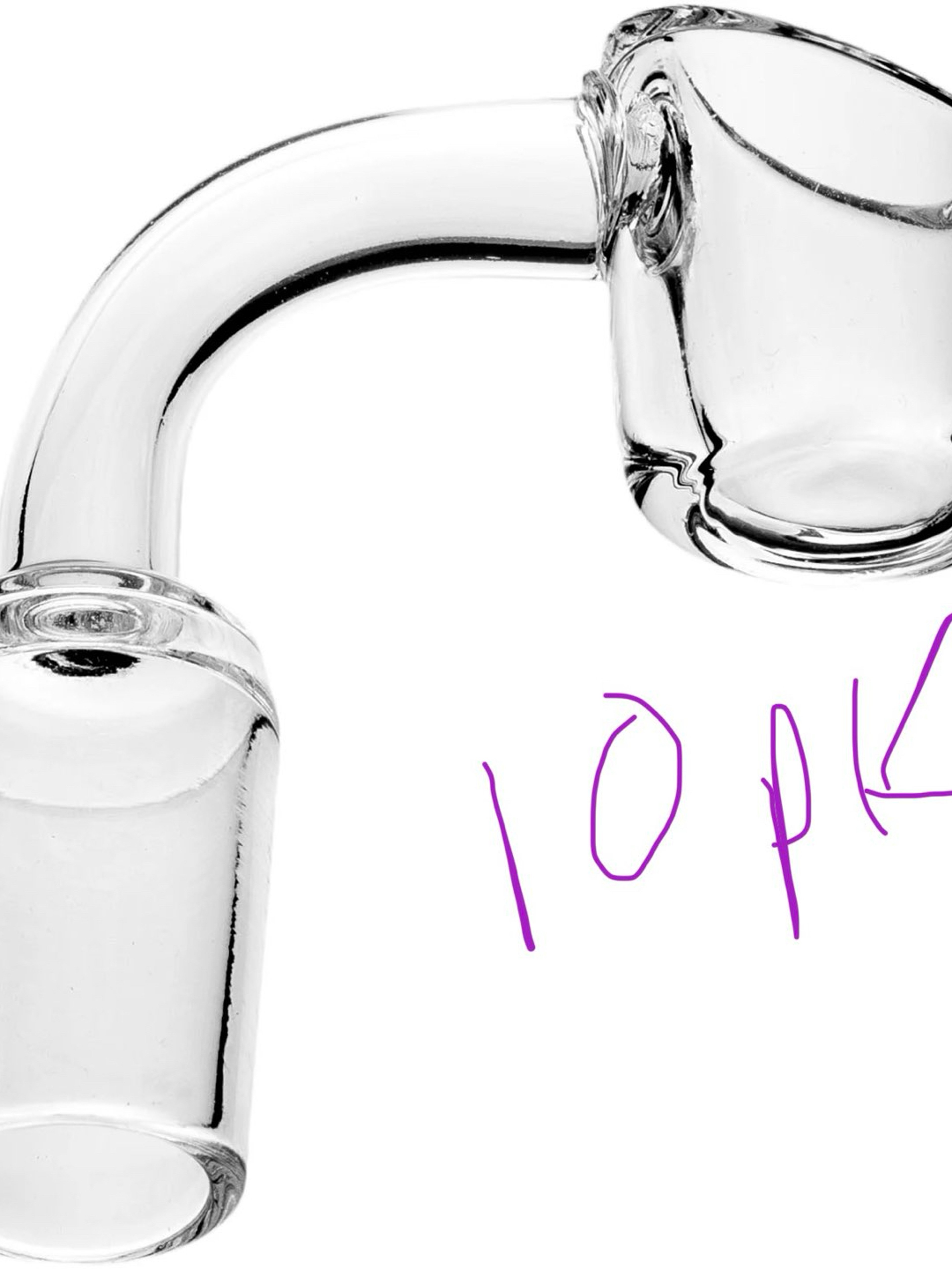 18mm 90° Angle Quartz Banger image 0