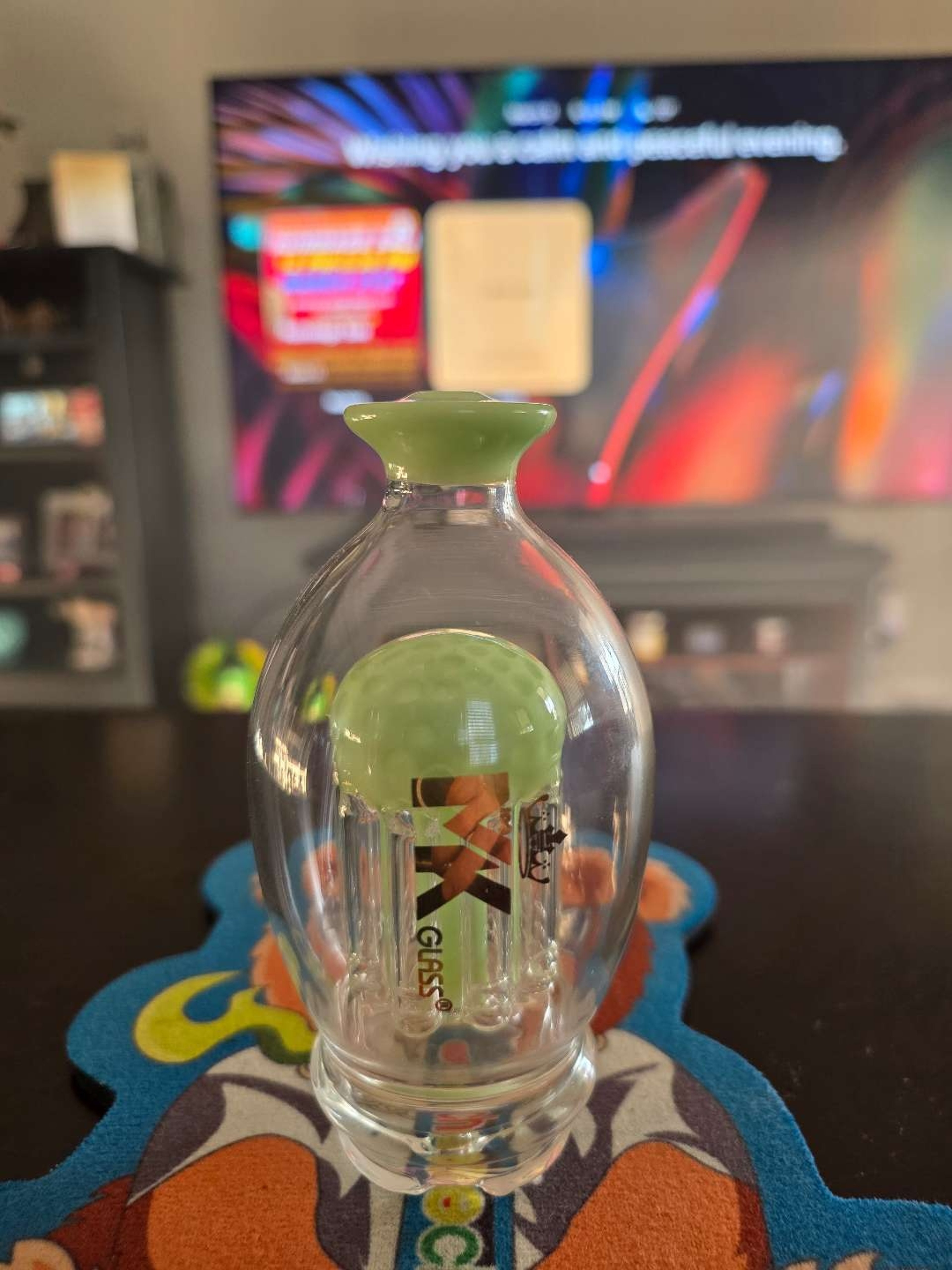 Preview pic of MK Glass Tree Perc Puffco Atachment