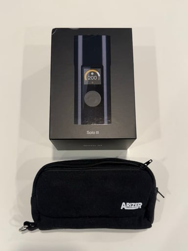 Preview pic of Arizer Solo III 3 Portable Dry Herb Vaporizer w/ Accessories & Soft-Shell Carry Case