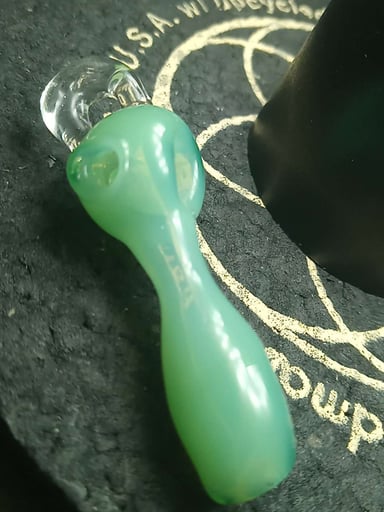 Preview pic of Mini, Functional, Heady Glass, Spoon/pipe Pendant