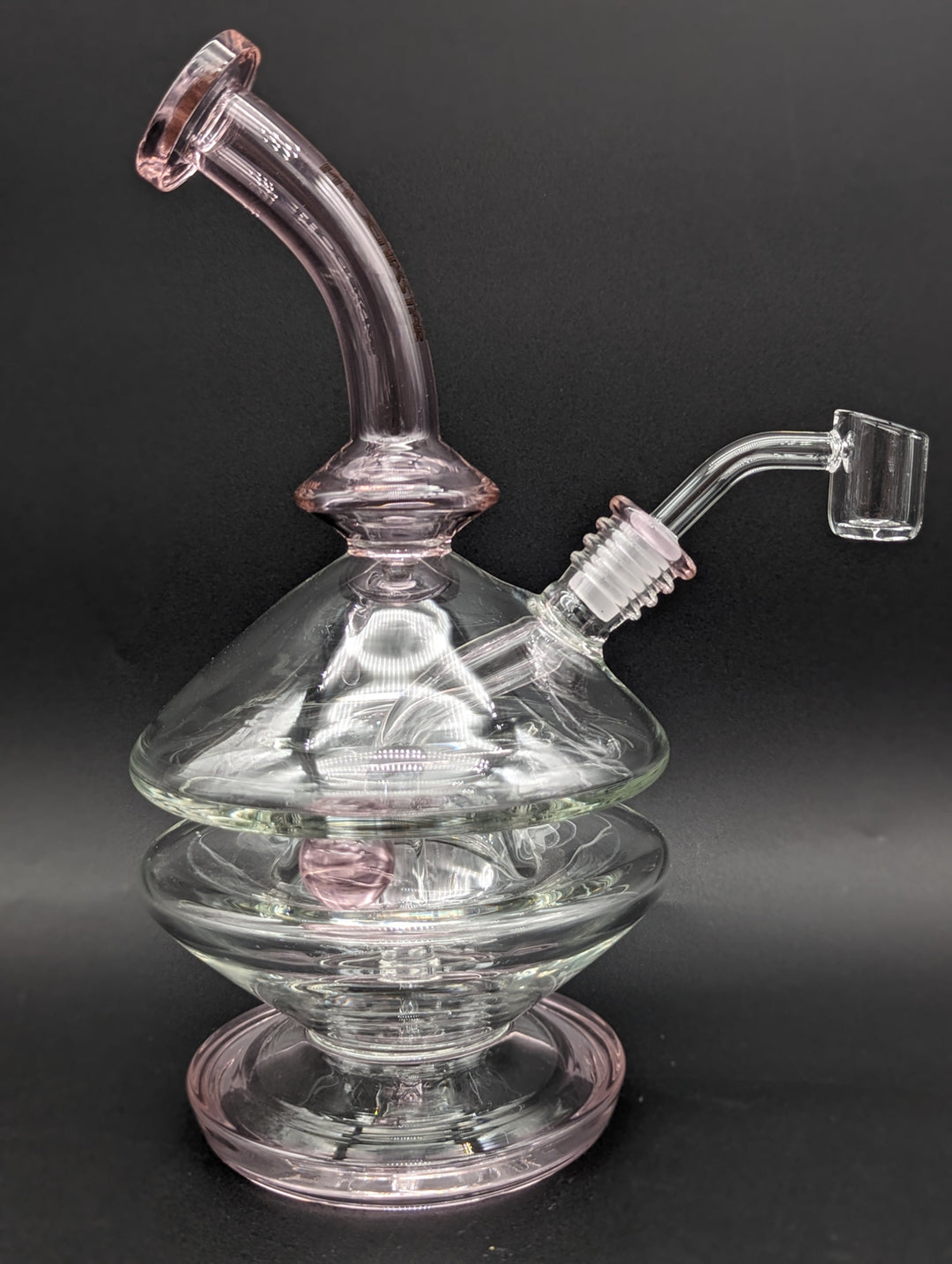 SPINNING MARBLE 9" UFO DAB RIG image 0