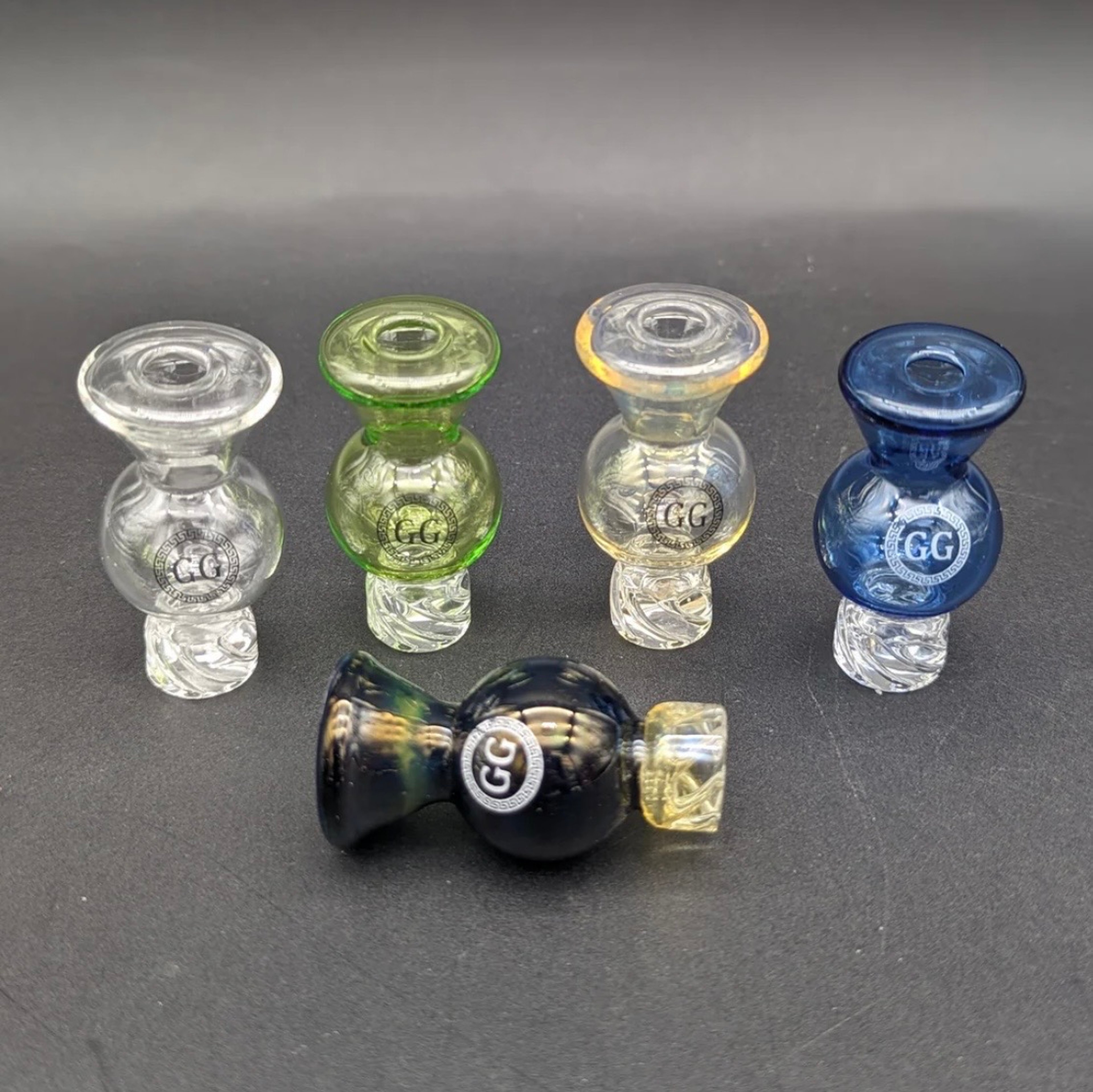 Preview pic of GREEK GLASS BUBBLE SPINNER CAP