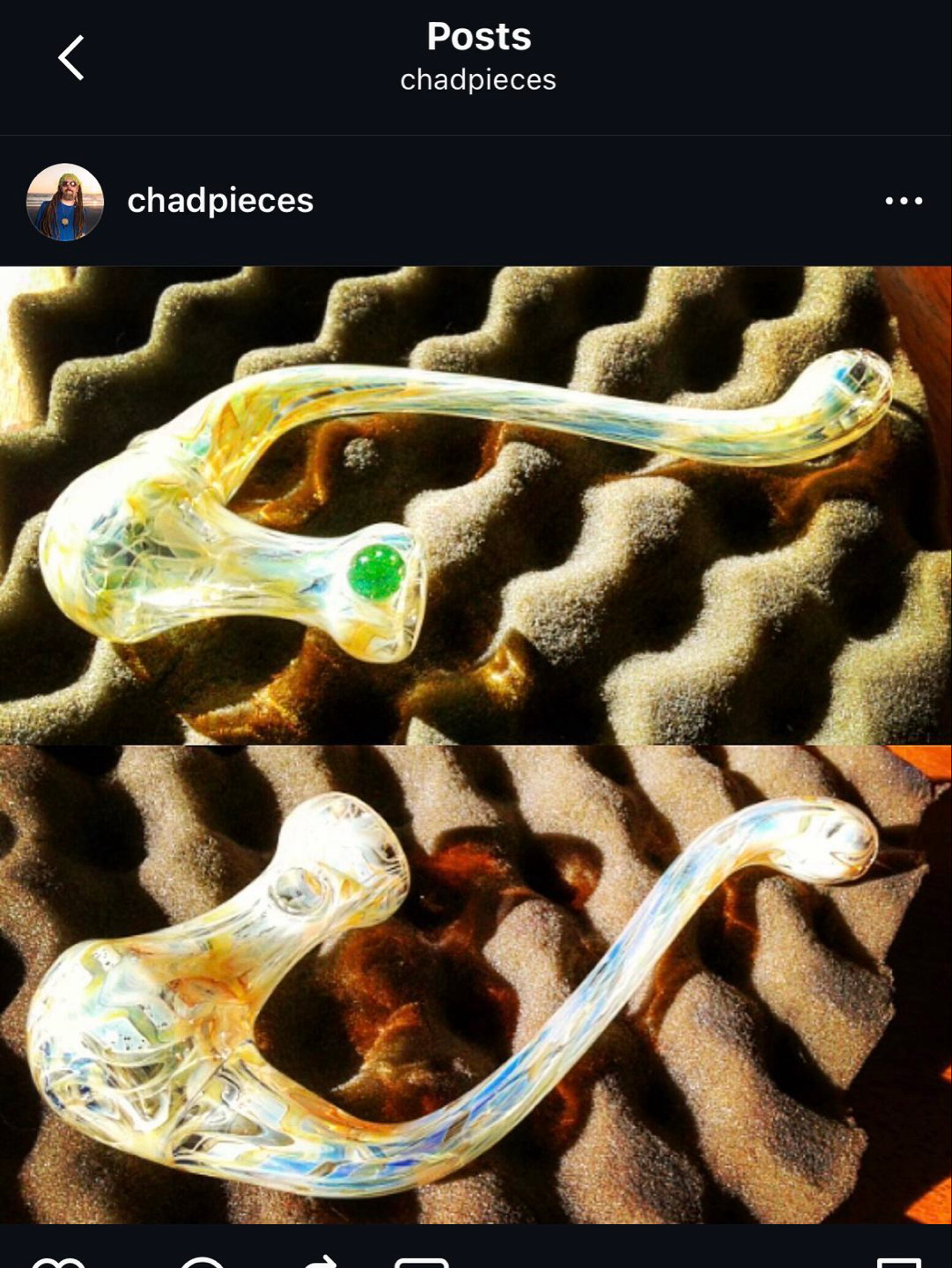 Chad piece fumed 8.5in Sherlock image 0