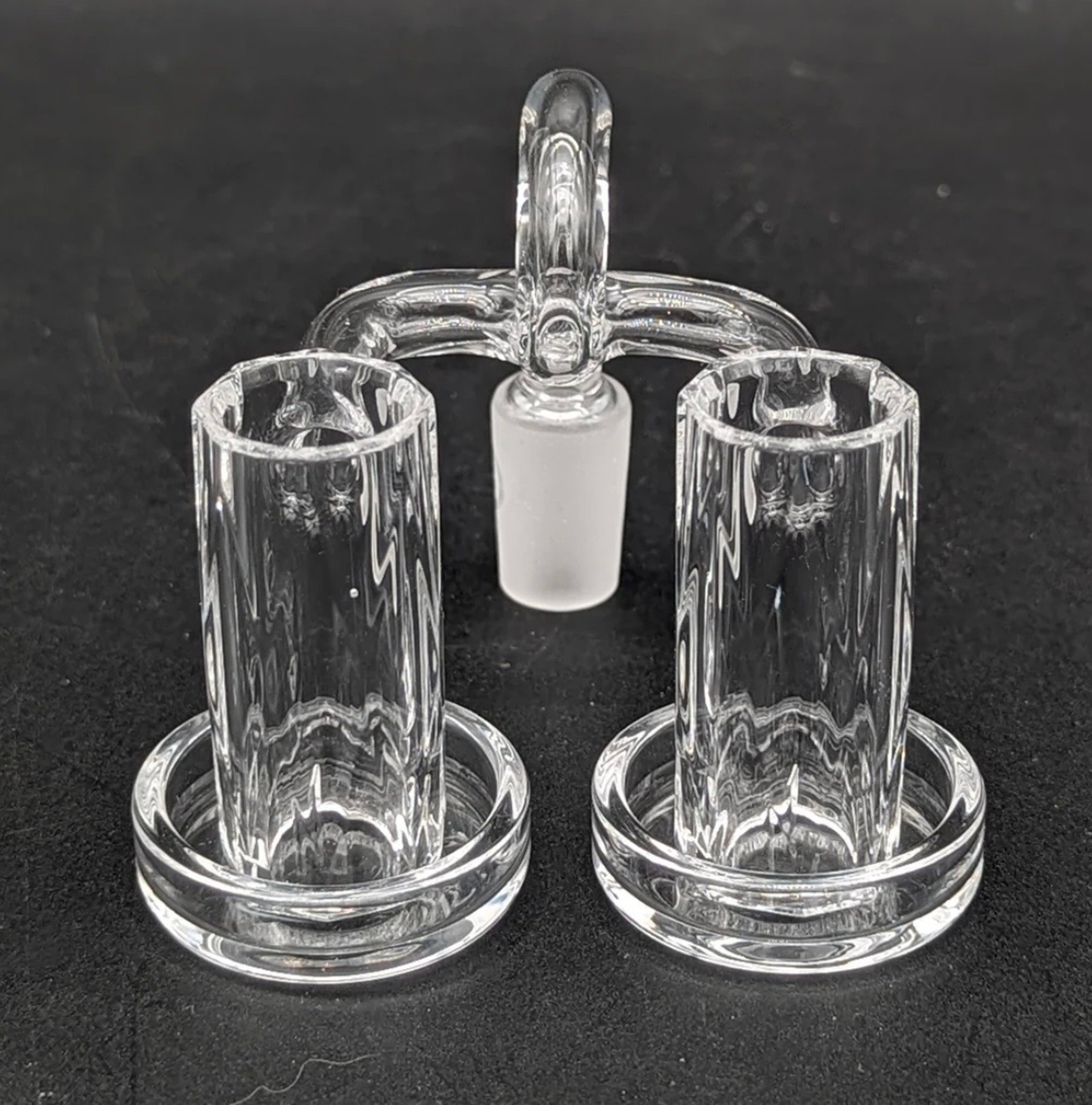 Preview pic of GREEK GLASS DOUBLE FACETED CHARMER 14MM