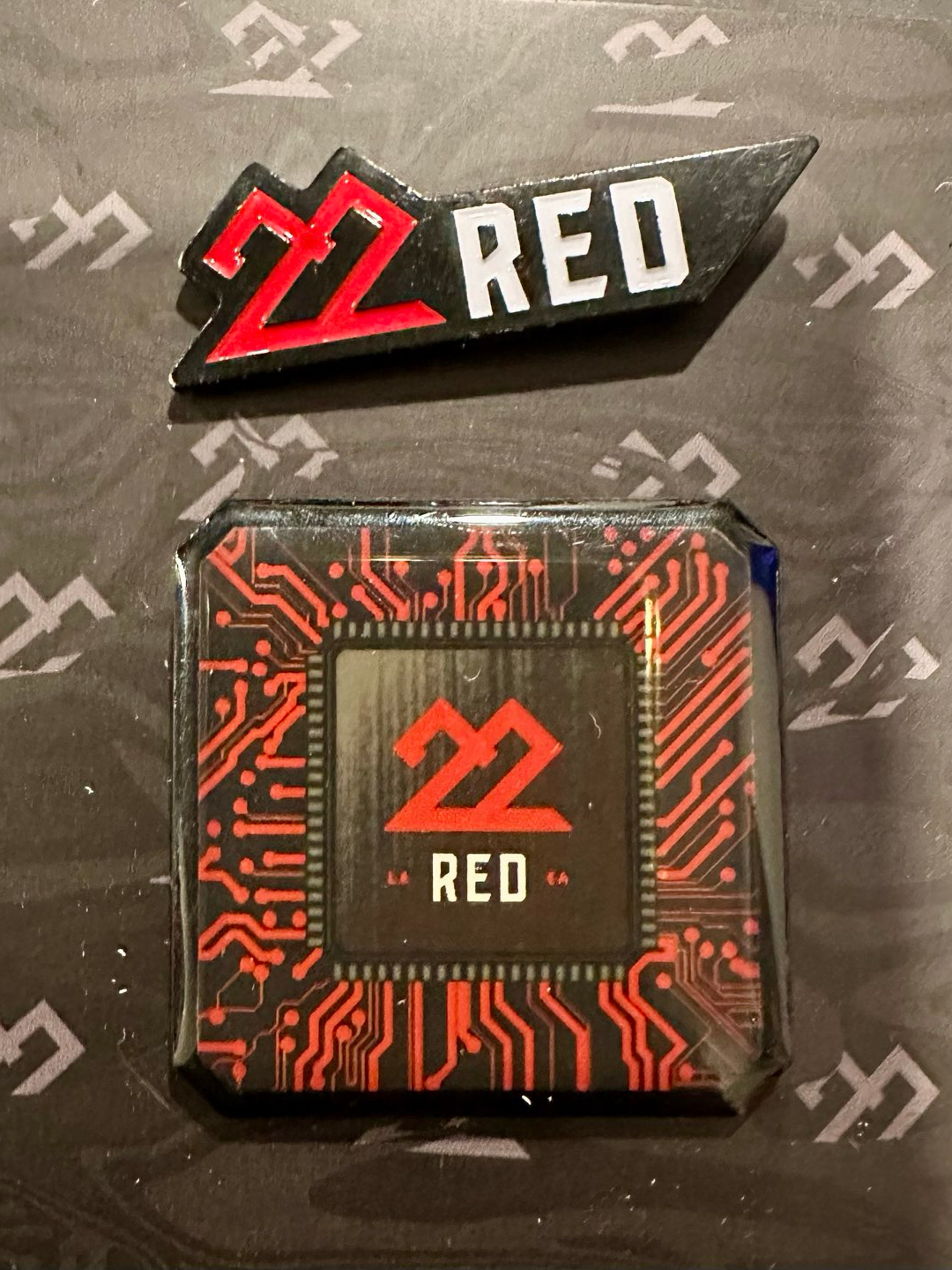22RED Enamel Pin Set image 0
