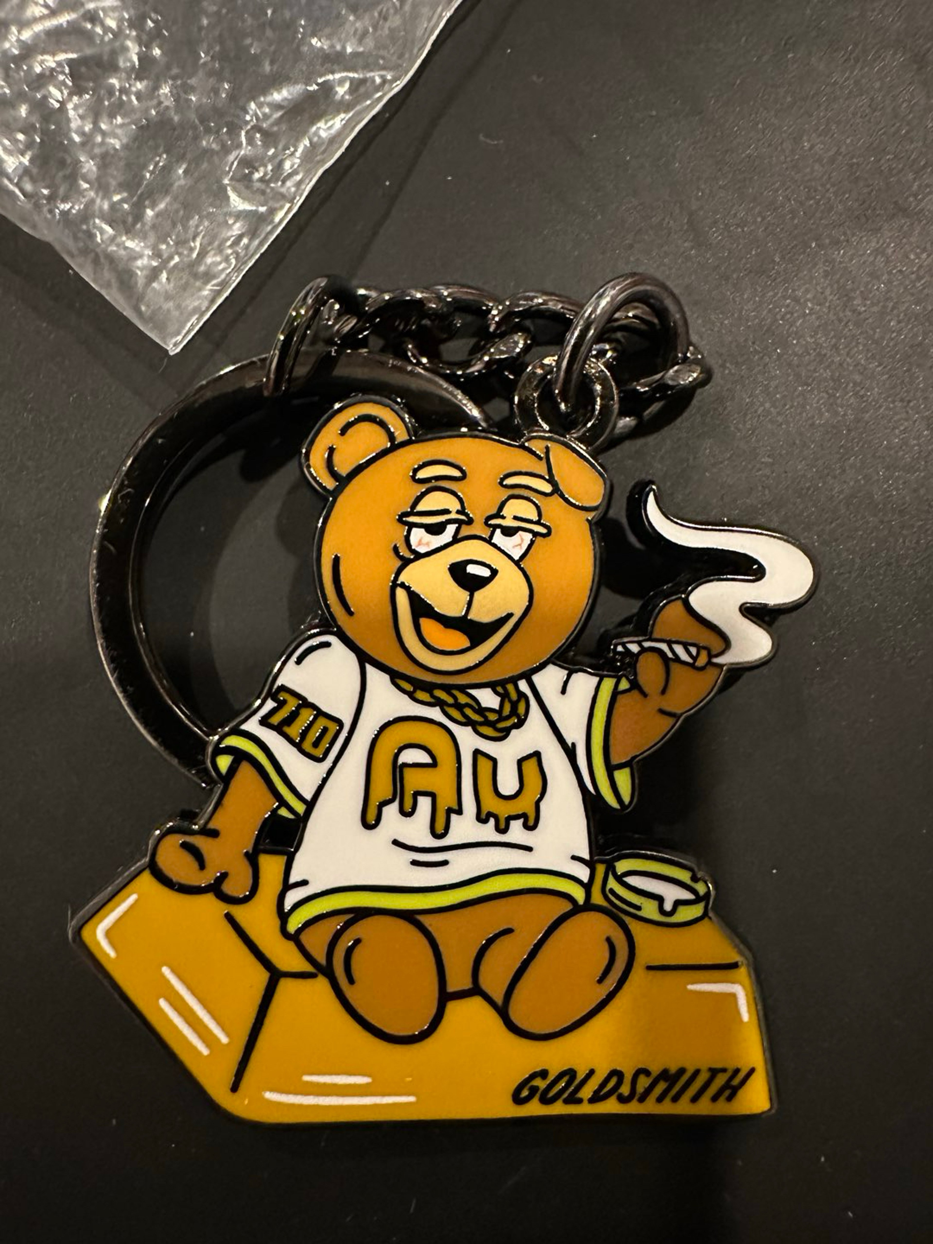 Preview pic of Enamel Goldsmith Key Ring & Pin