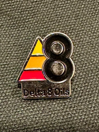 Preview pic of Enamel Delta 8 Pin