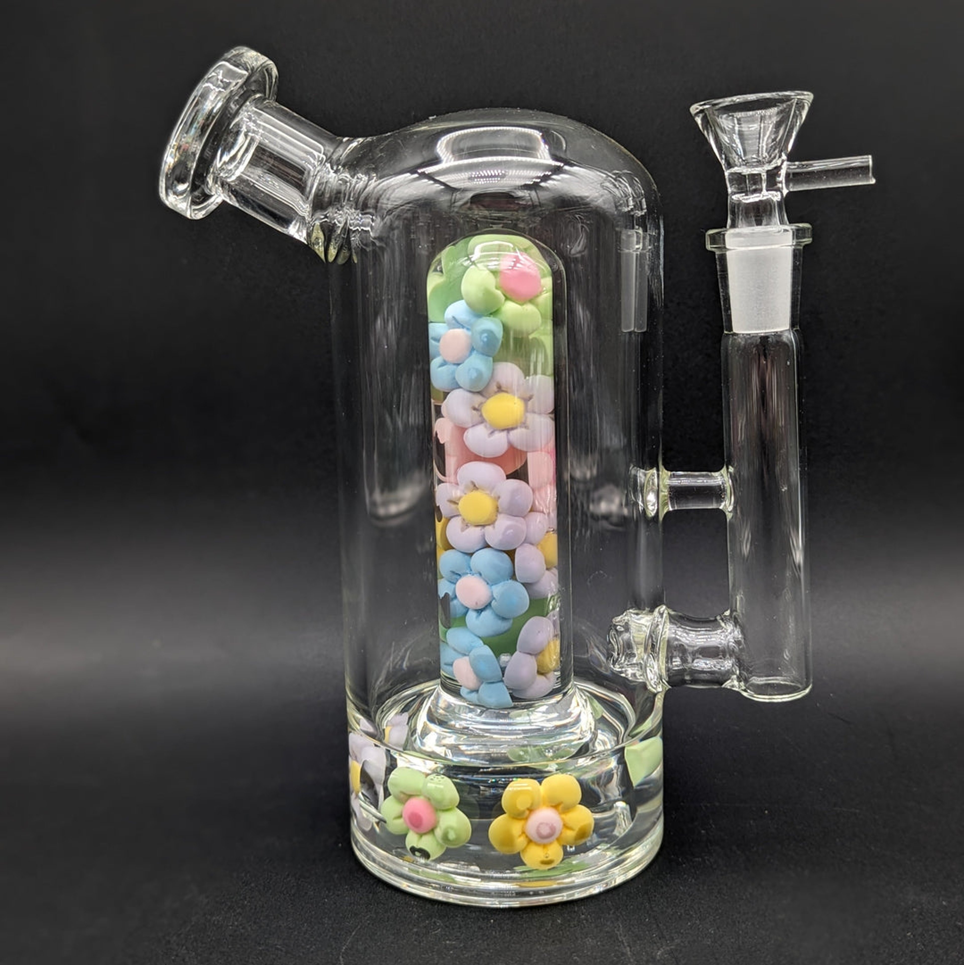 Preview pic of 7" FLORAL BUBBLER BONG