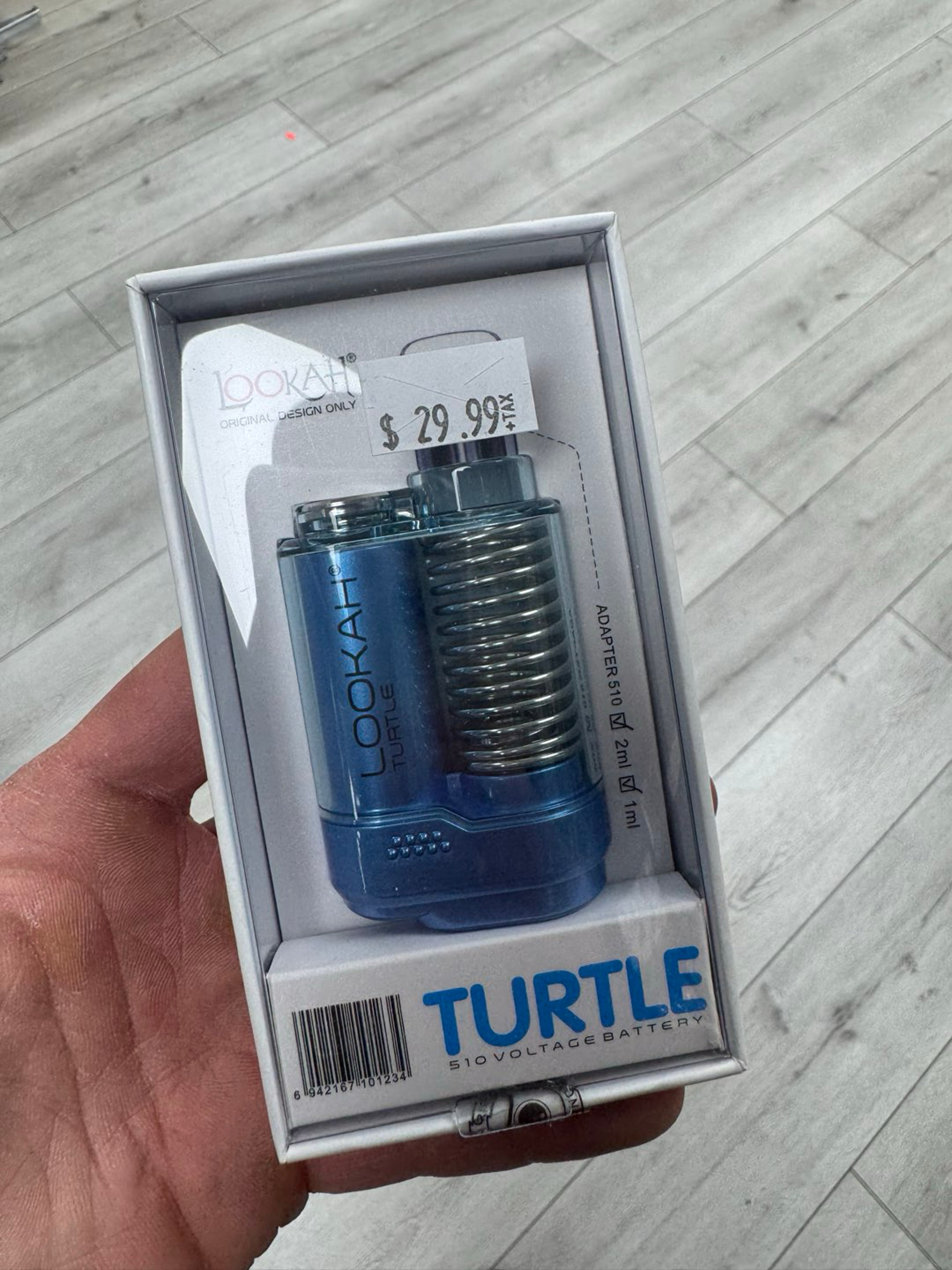 Lookah turtle 510 battery blue image 0