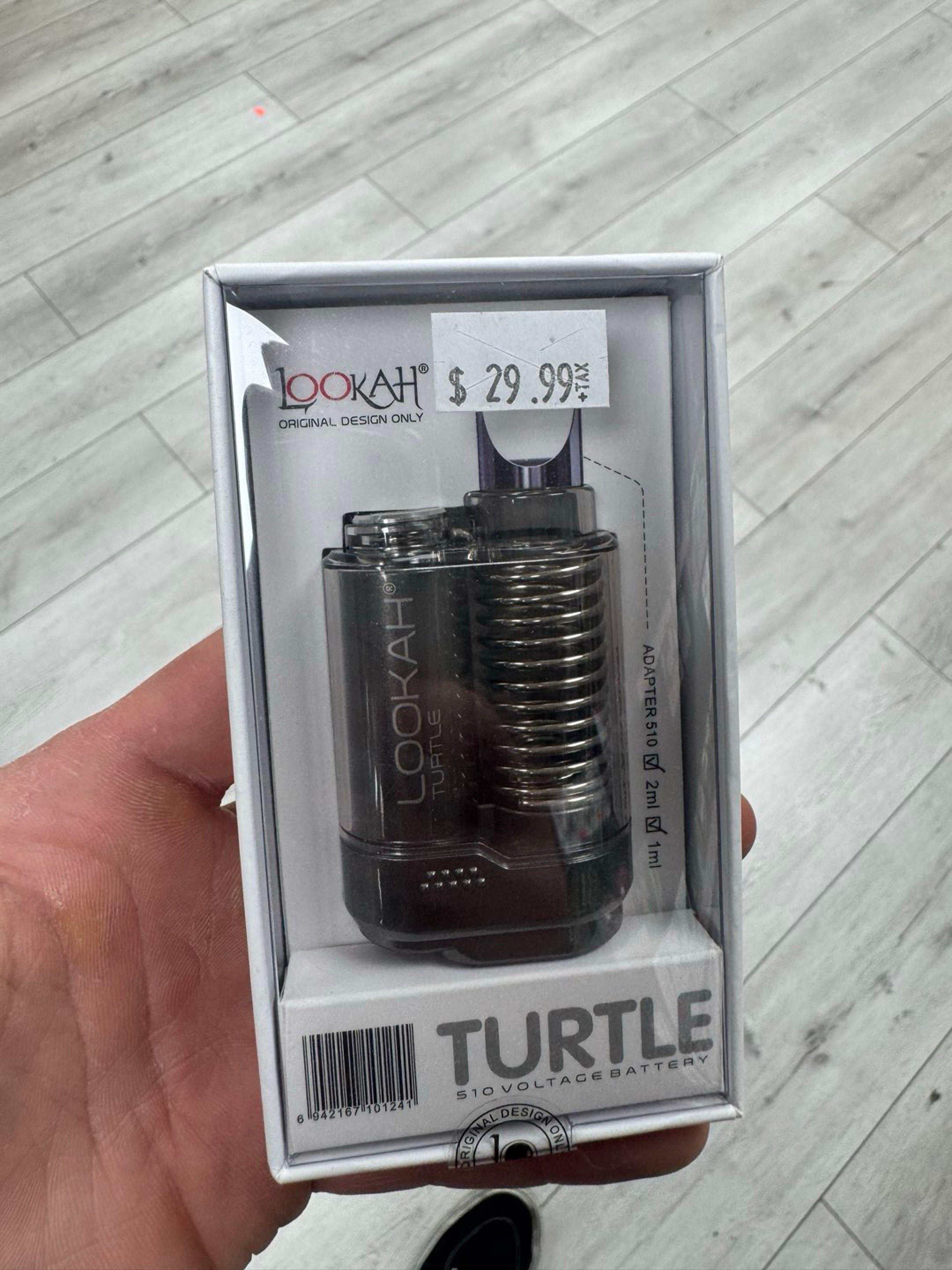 Lookah turtle 510 battery silver image 0