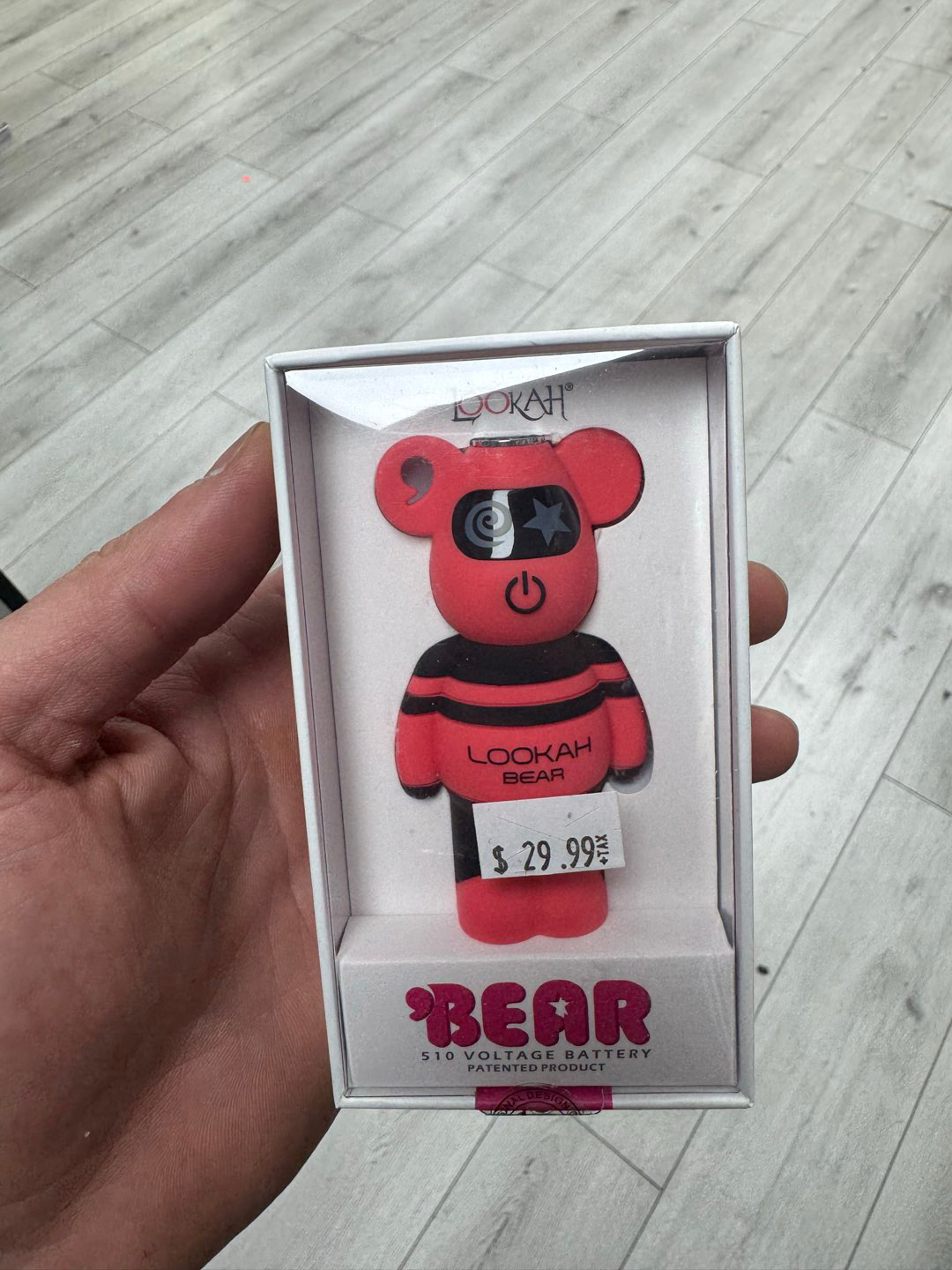 Lookah bear 510 battery red image 0
