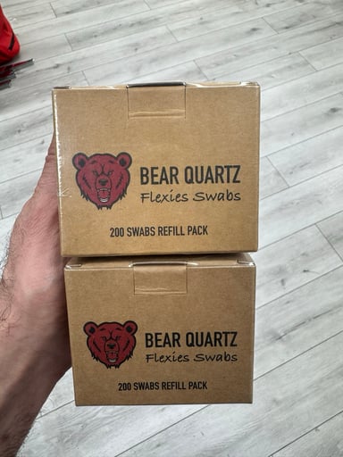 Preview pic of Bear quartz flexies swabs 2pk