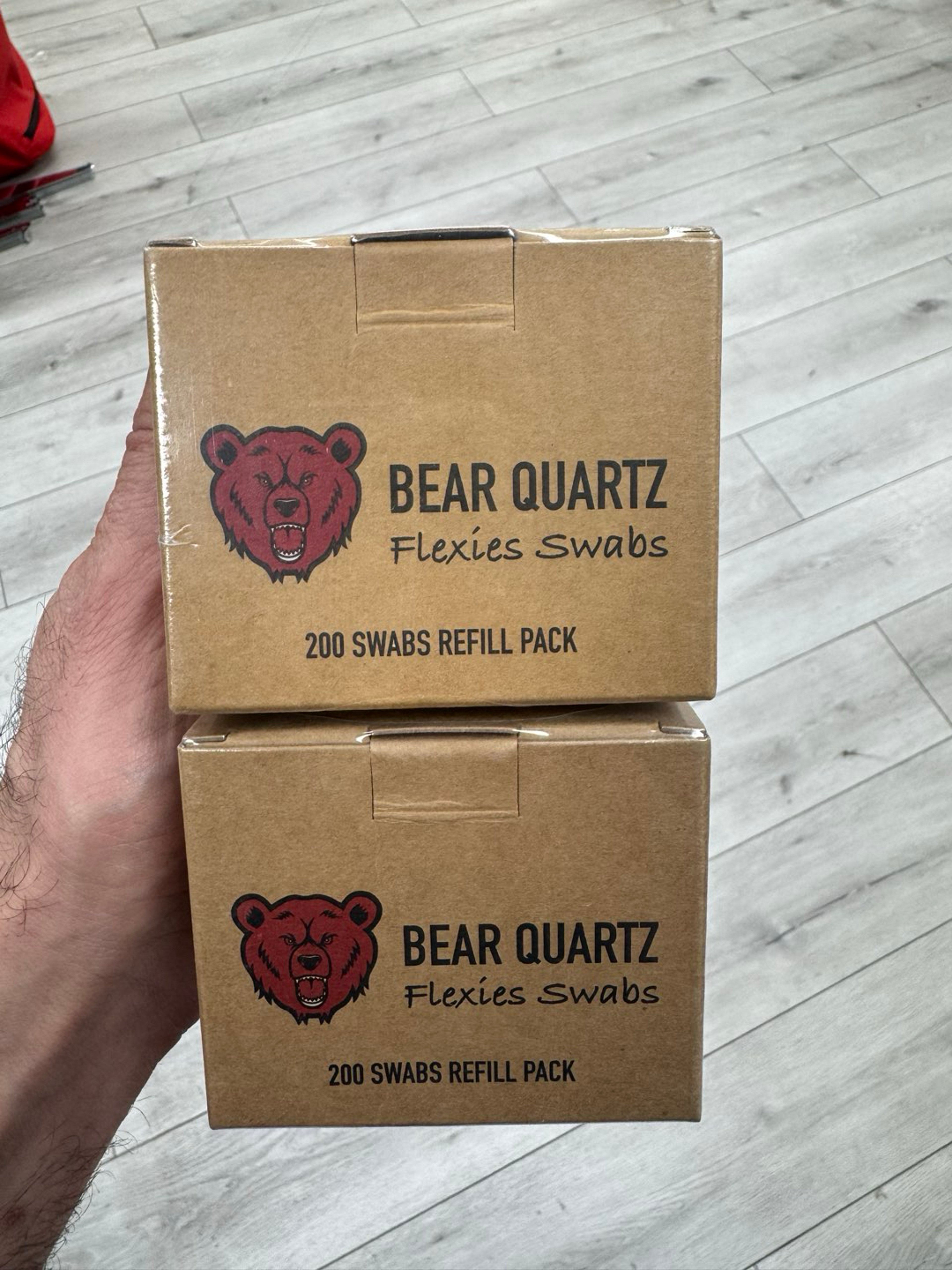 Preview pic of Bear quartz flexies swabs 2pk