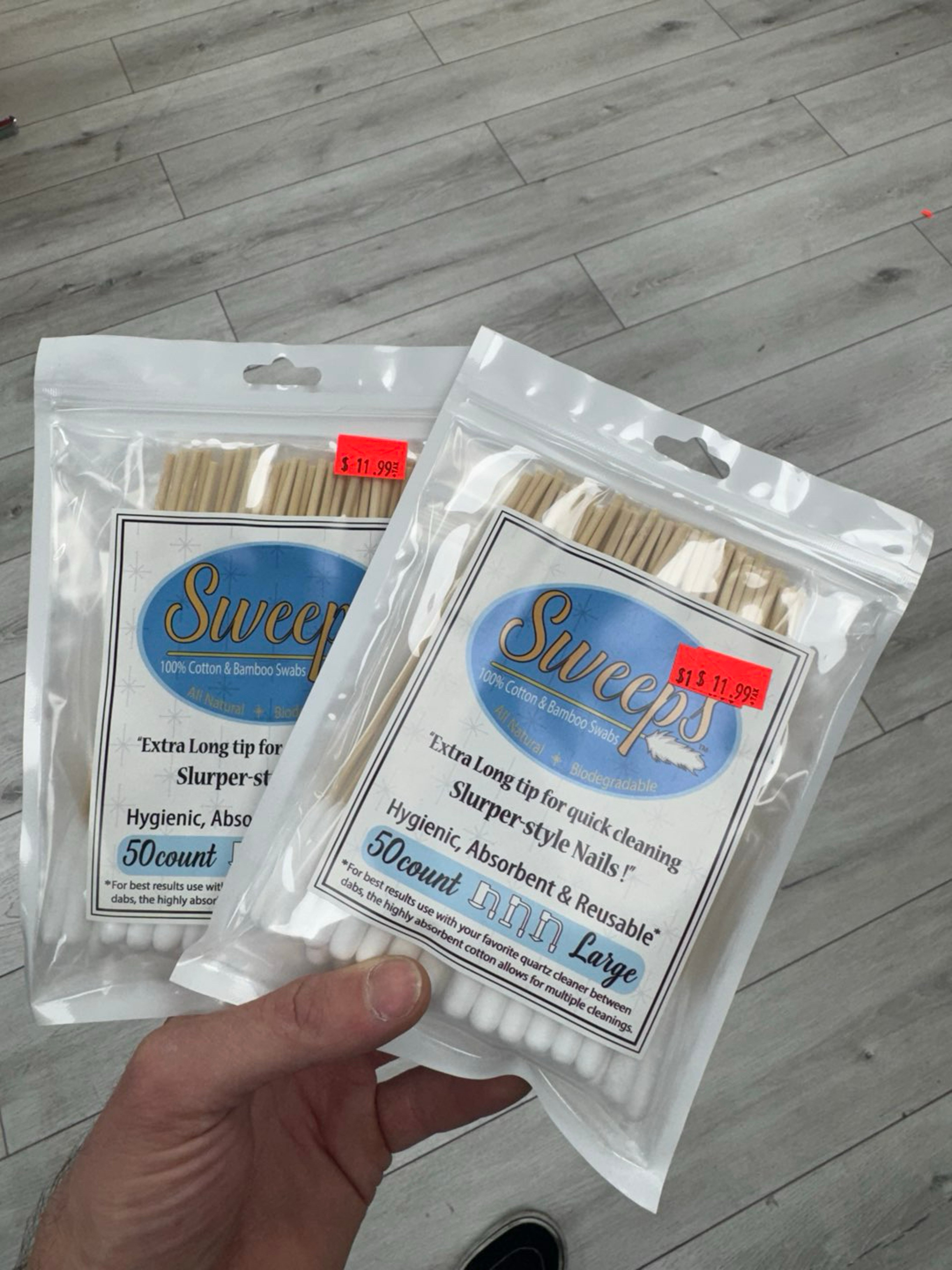 Preview pic of Sweeps swabs extra long 2pk