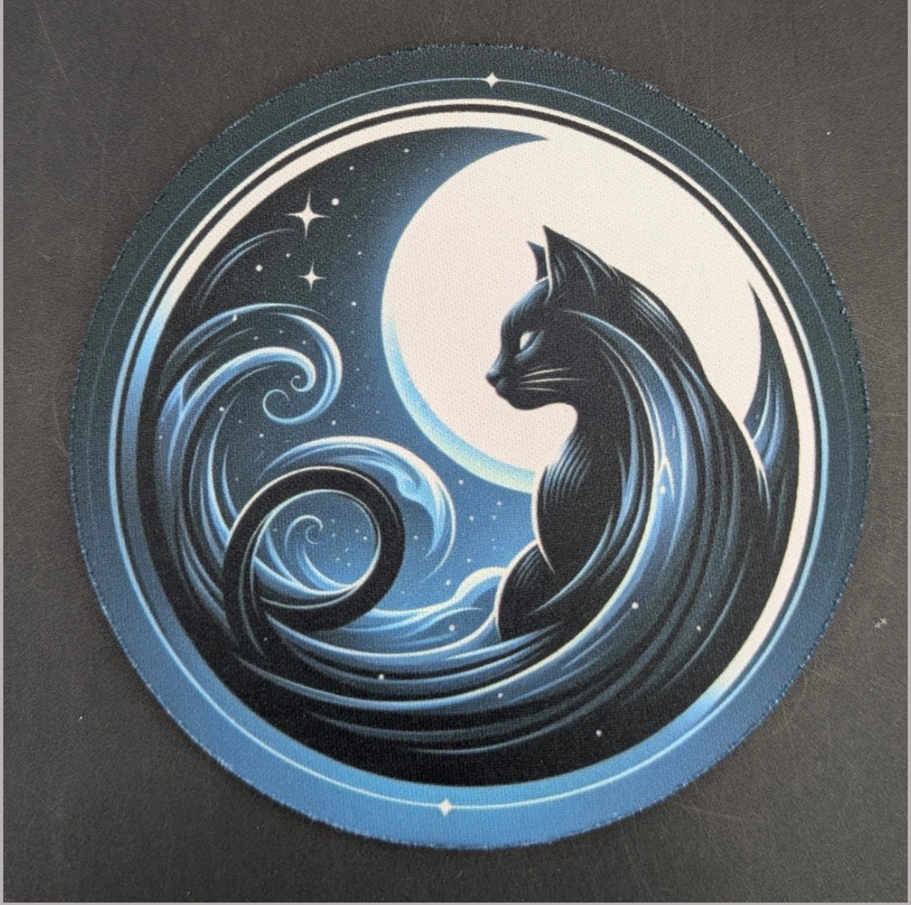 MIDNIGHT GLASS “IN THE CLOUDS” DAB MAT MINI image 0