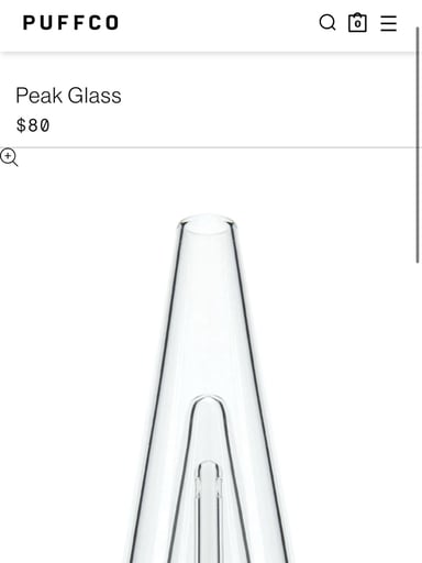 Preview pic of Puffco Peak Replacement Glass