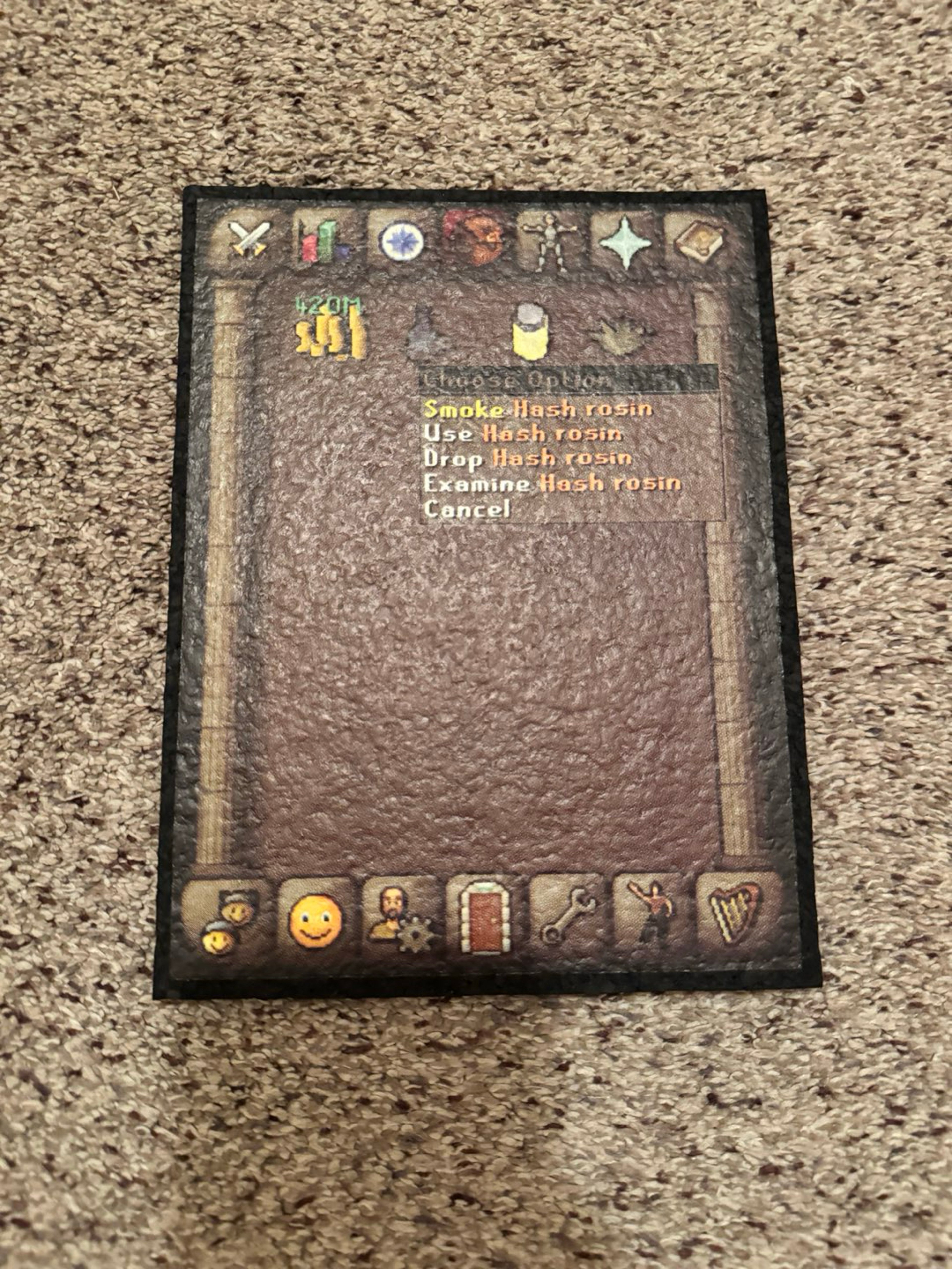 OG RuneScape dabventory moodmat full color image 0