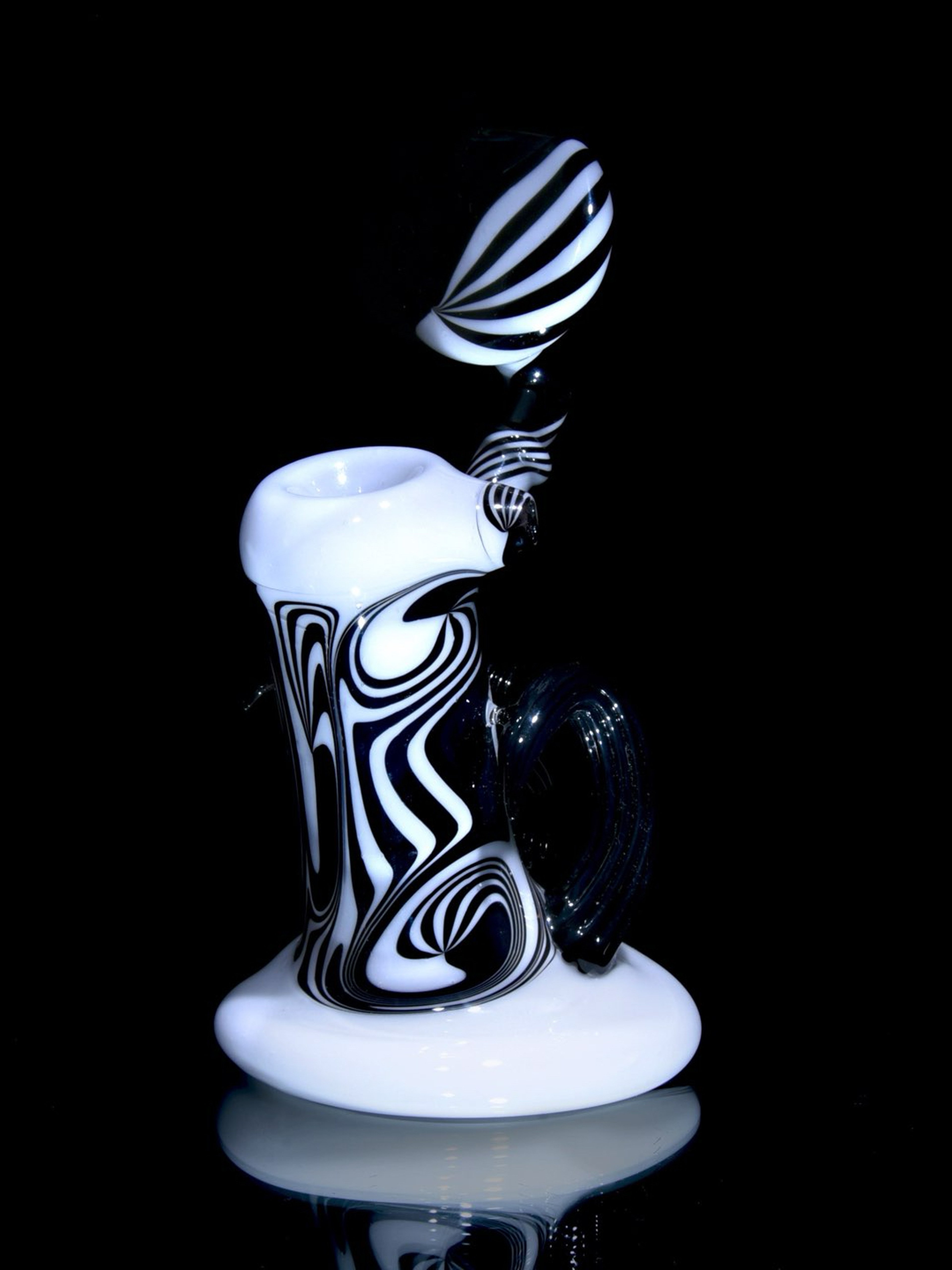 Preview pic of Chris Carlson - Black/White Linework Push Bubbler w/ Signature Millie