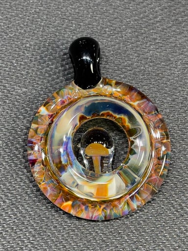 Preview pic of Mushroom Implosion Frit Pendant