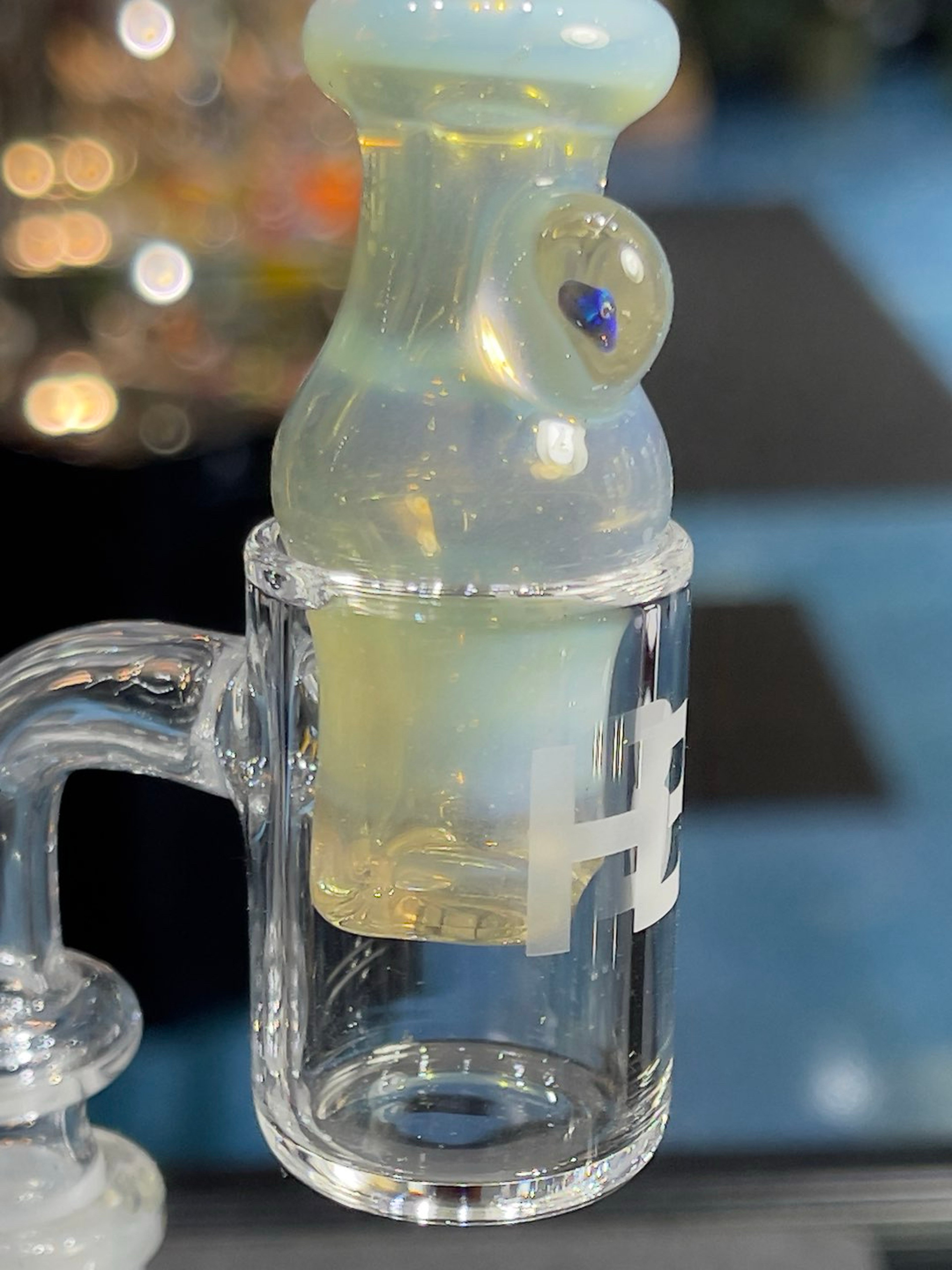 Light Blue Opal Spinner Cap image 0