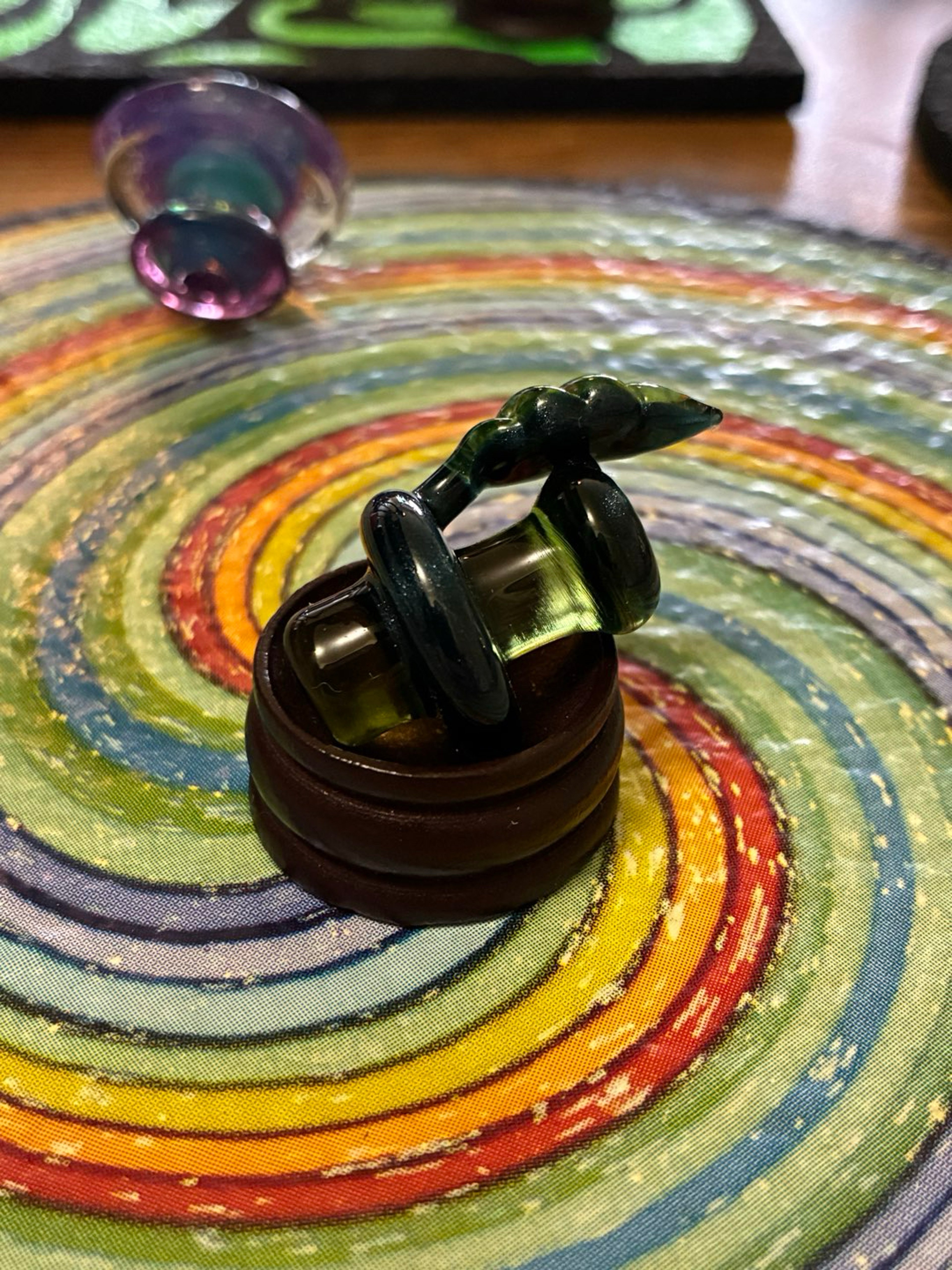 Control tower cap heavy blue stardust crippy Illuminati image 0