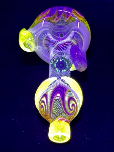 Preview pic of Future Glass Art Heady AF UV Spoon Red Millie