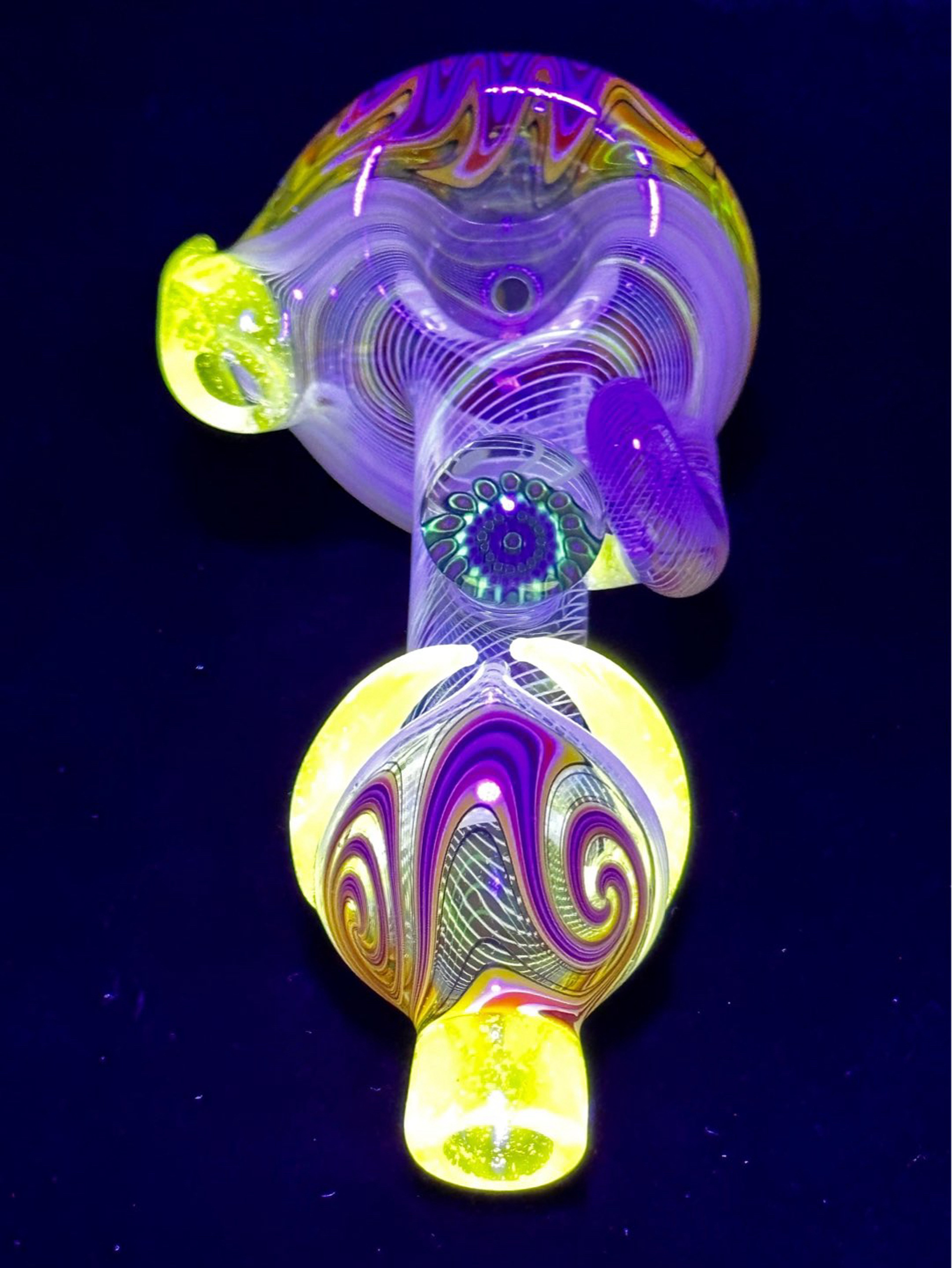 Preview pic of Future Glass Art Heady AF UV Spoon Red Millie