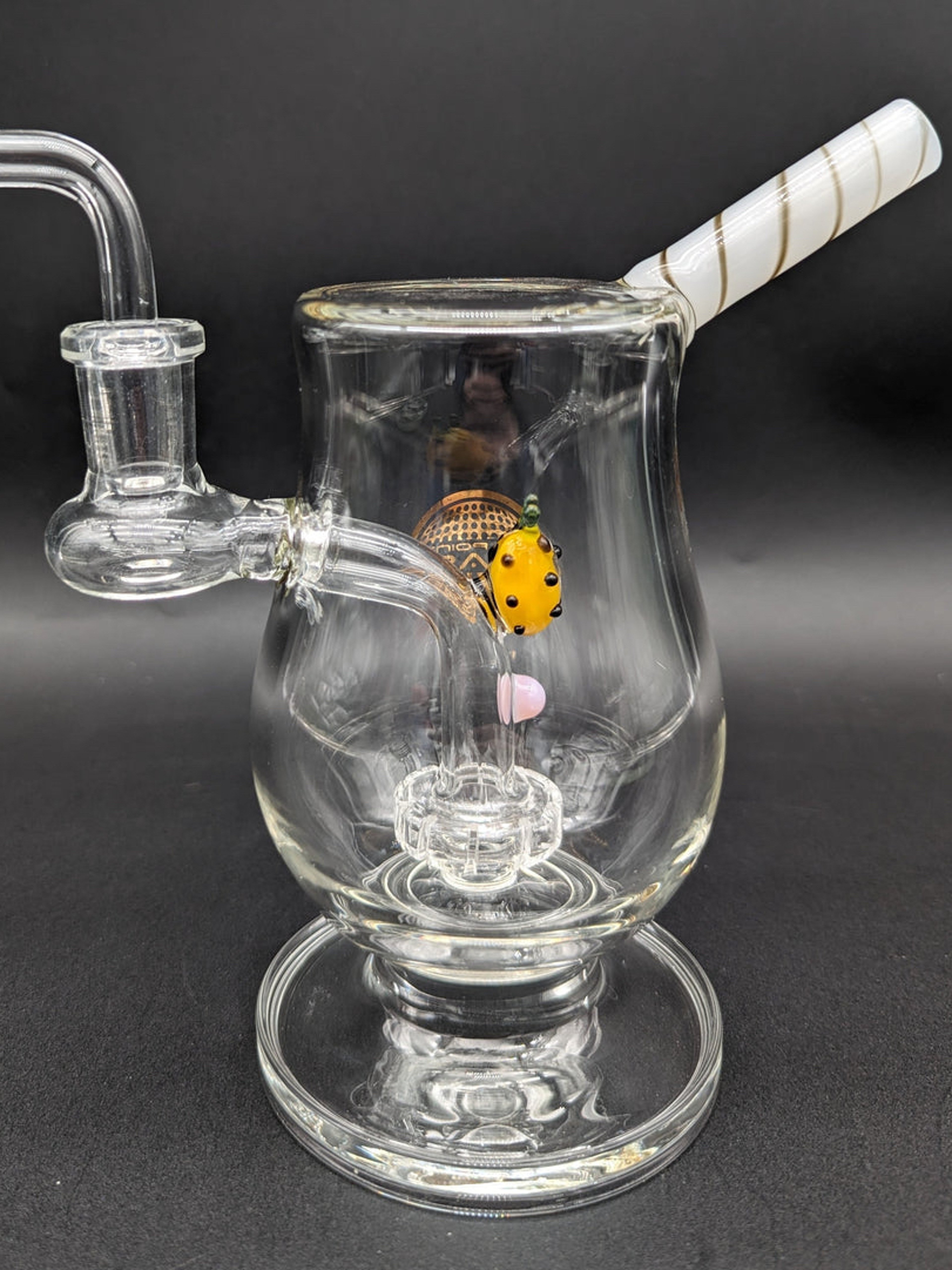 Preview pic of ON POINT GLASS - 6" TROPICAL DELIGHT SIPPER DAB RIG